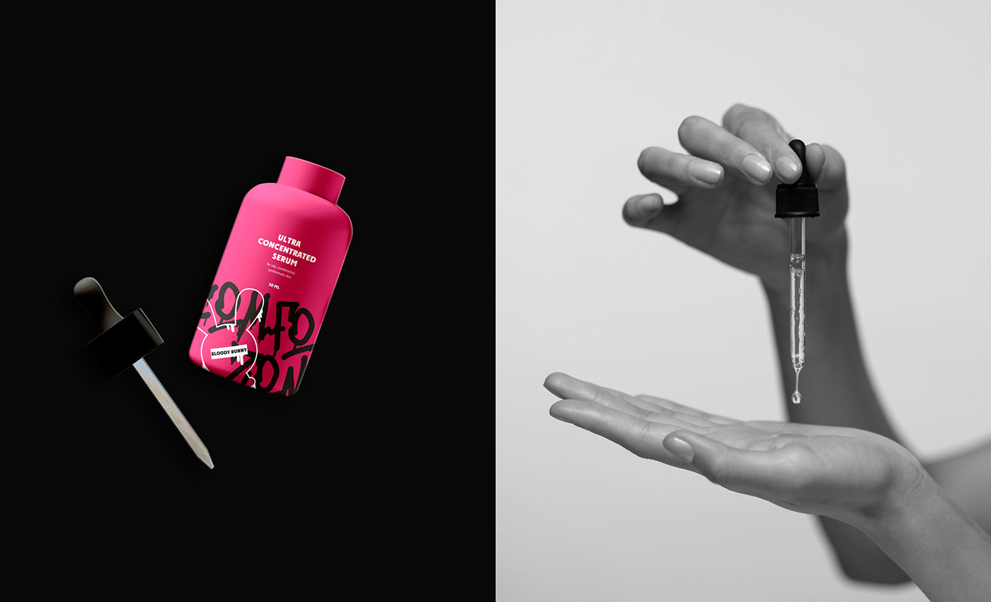 BLOODY BUNNY — Skin Care Brand Identity & Packaging — Изображение №4 — Брендинг на Dprofile