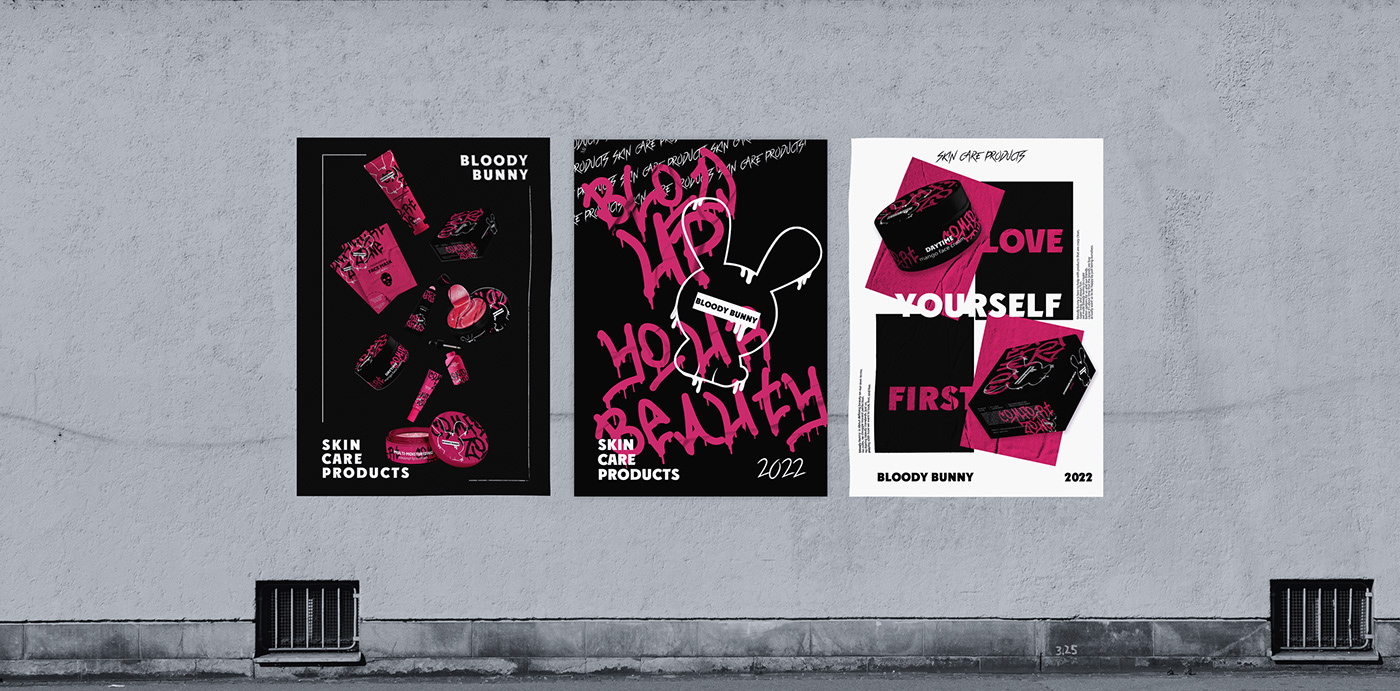 BLOODY BUNNY — Skin Care Brand Identity & Packaging — Изображение №8 — Брендинг на Dprofile