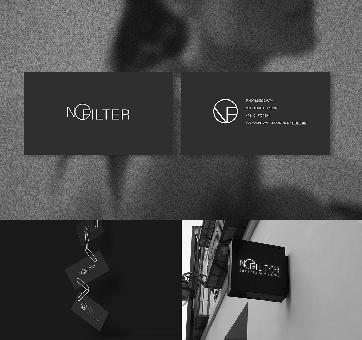 NOFILTER | cosmetology studio | brand identity — Изображение №5 — Брендинг на Dprofile
