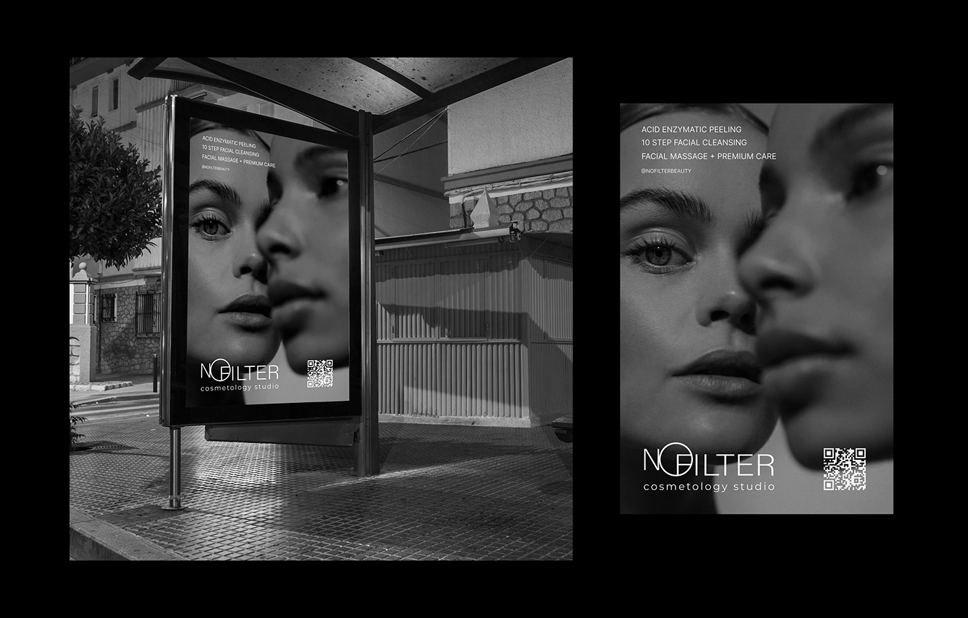NOFILTER | cosmetology studio | brand identity — Изображение №10 — Брендинг на Dprofile