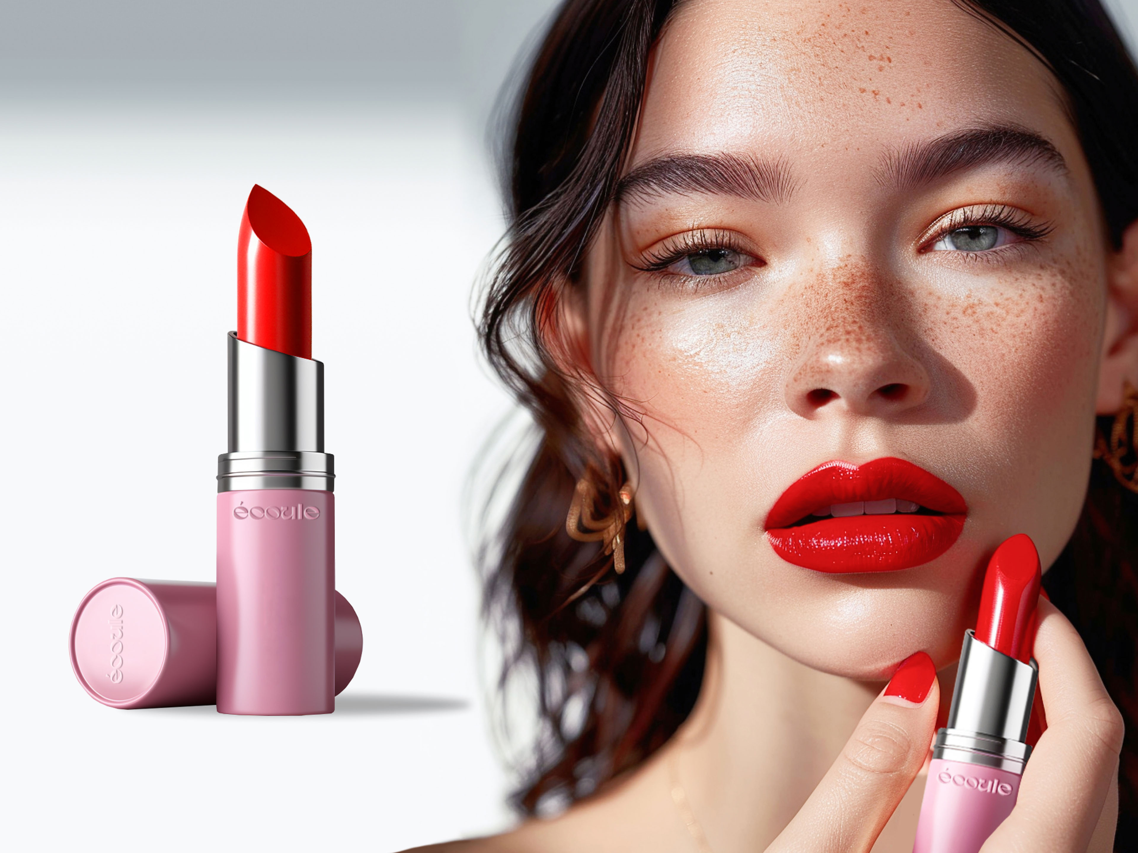 Écoule — Cosmetics Visual Showcase with AI — Изображение №2 — Брендинг, Маркетинг на Dprofile