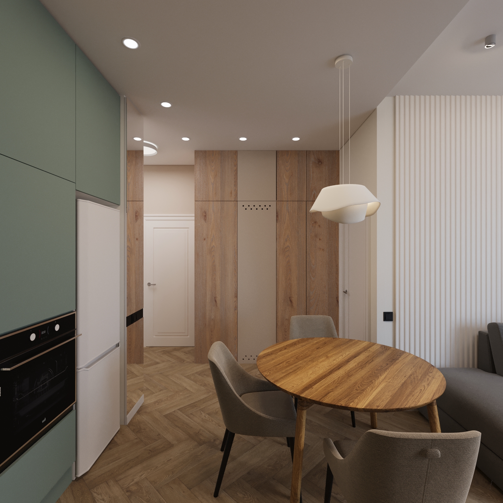 Москва. ЖК «Fresh». 2-к. квартира. — Изображение №5 — 3D на Dprofile