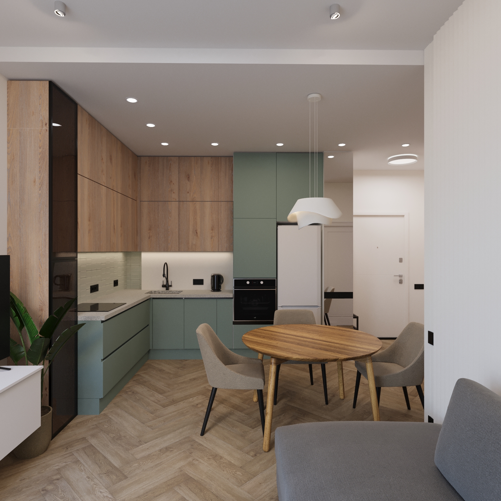 Москва. ЖК «Fresh». 2-к. квартира. — Изображение №1 — 3D на Dprofile