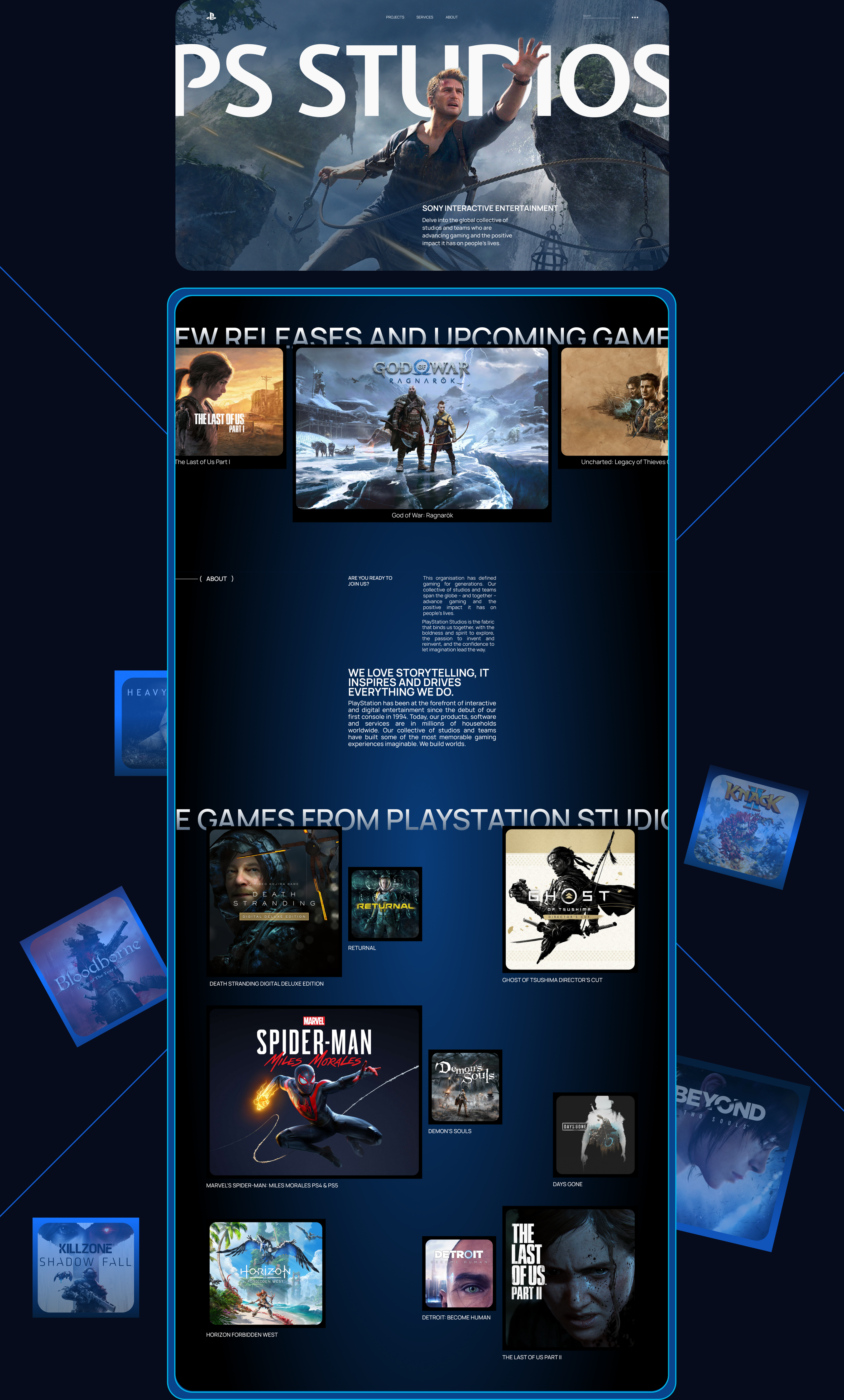Sony Interactive. Corporate redesign — Изображение №8 — Интерфейсы, Графика на Dprofile