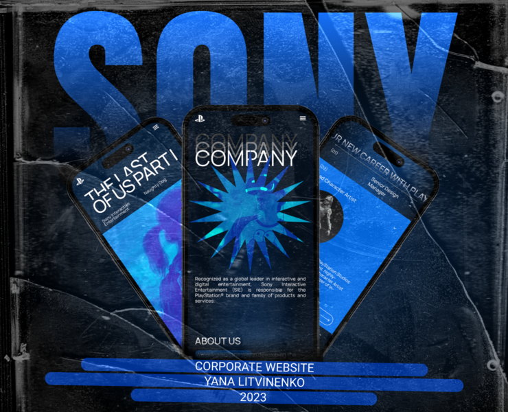 Sony Interactive. Corporate redesign — Интерфейсы, Графика на Dprofile