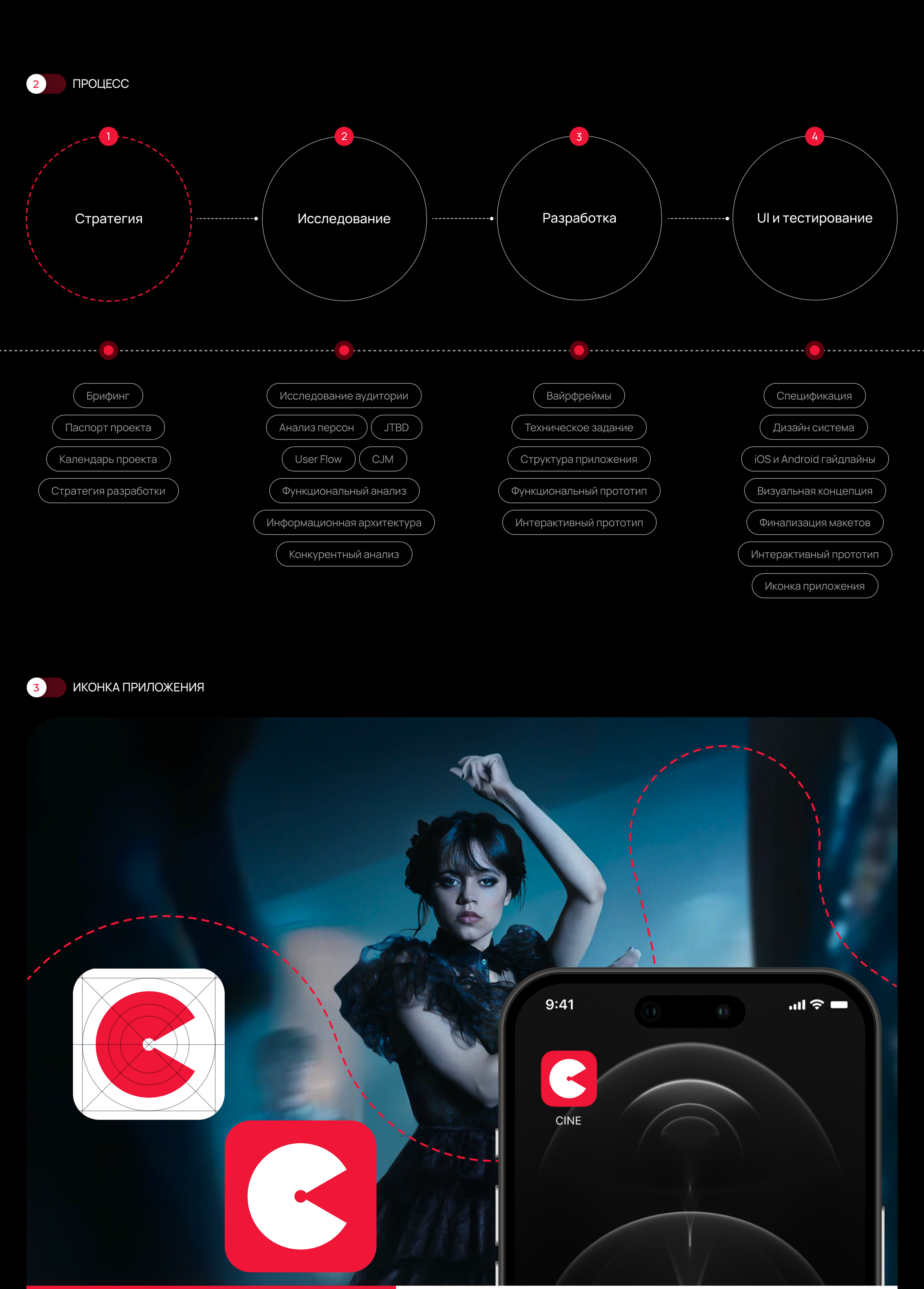 CINE | Online cinema app — Изображение №2 — Интерфейсы, Графика на Dprofile