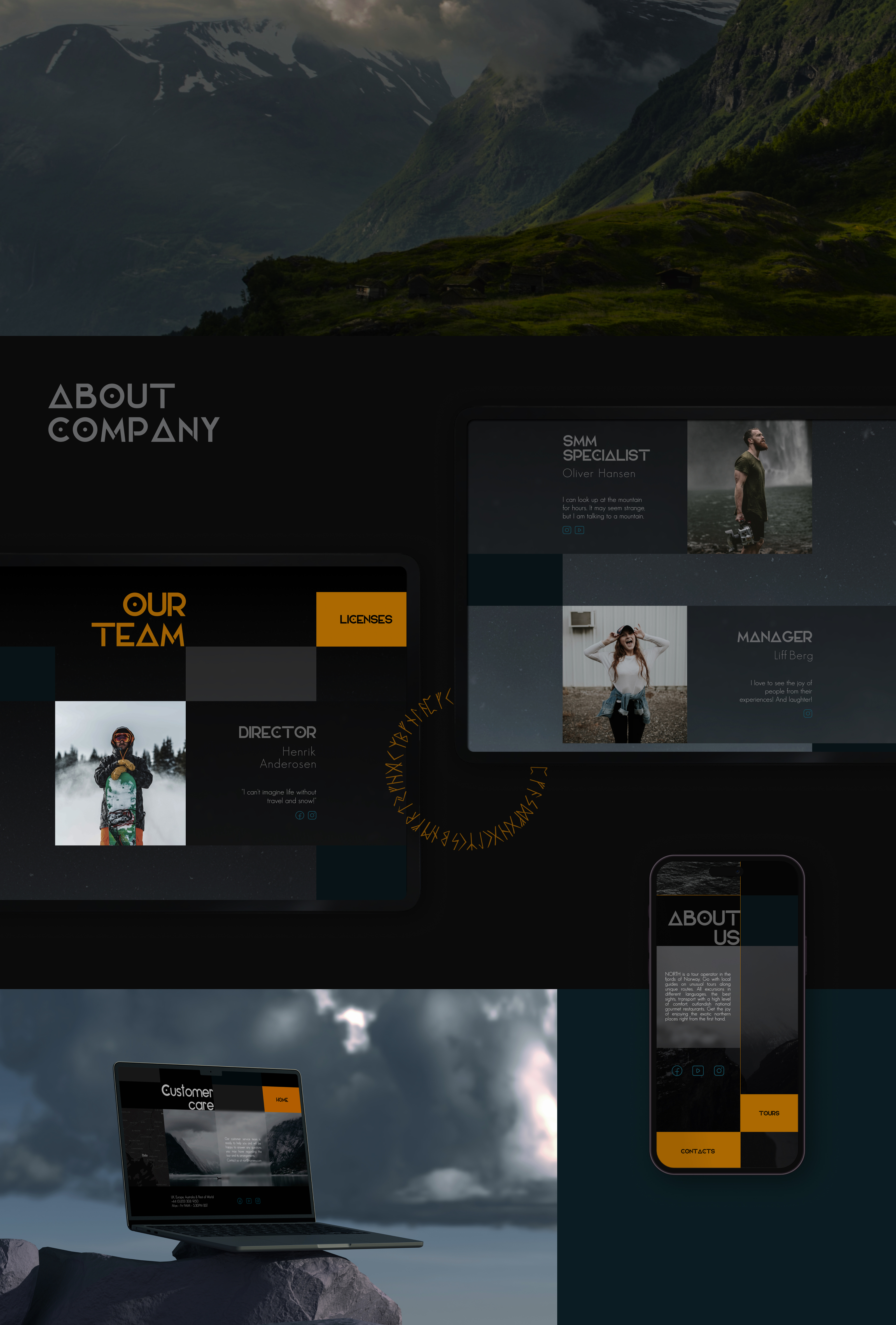 Веб-сайт/брендинг норвежского турагентства NORTH/СЕВЕР — Изображение №9 — Интерфейсы на Dprofile