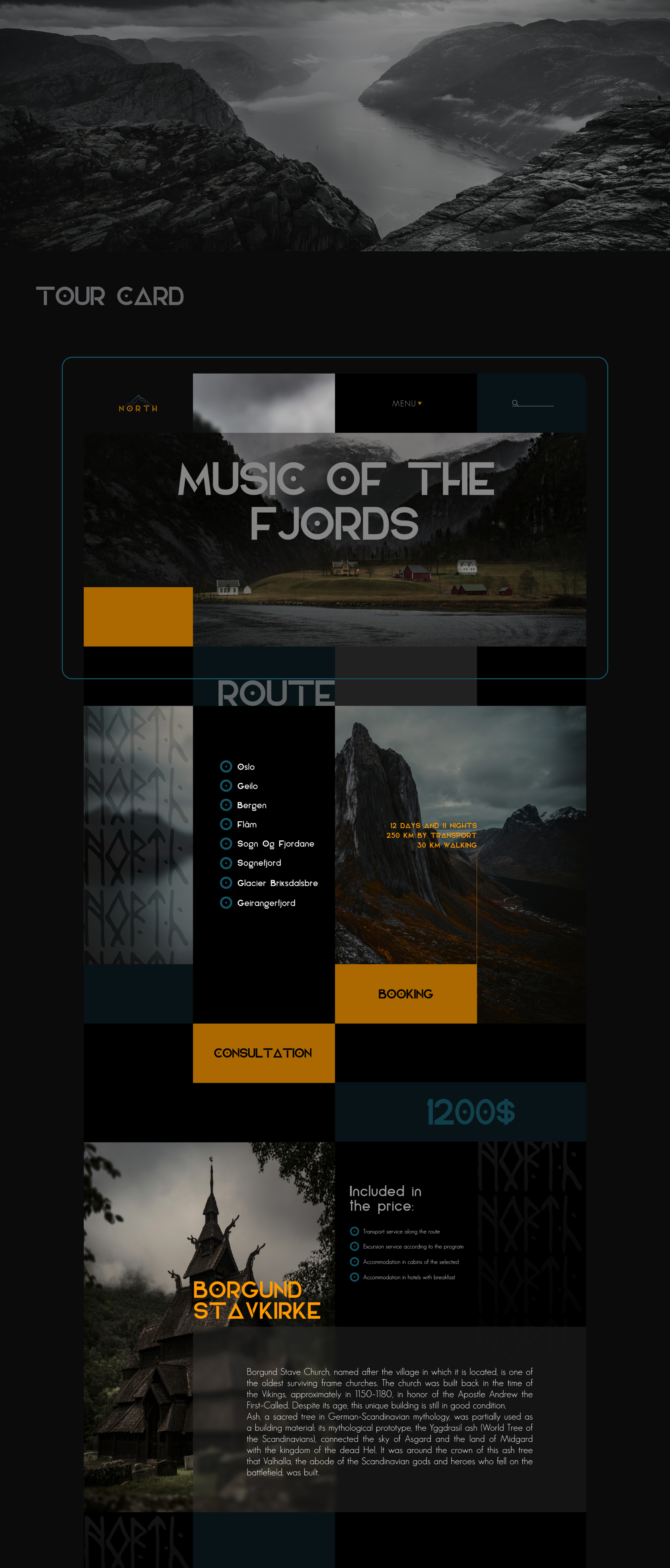 Веб-сайт/брендинг норвежского турагентства NORTH/СЕВЕР — Изображение №5 — Интерфейсы на Dprofile
