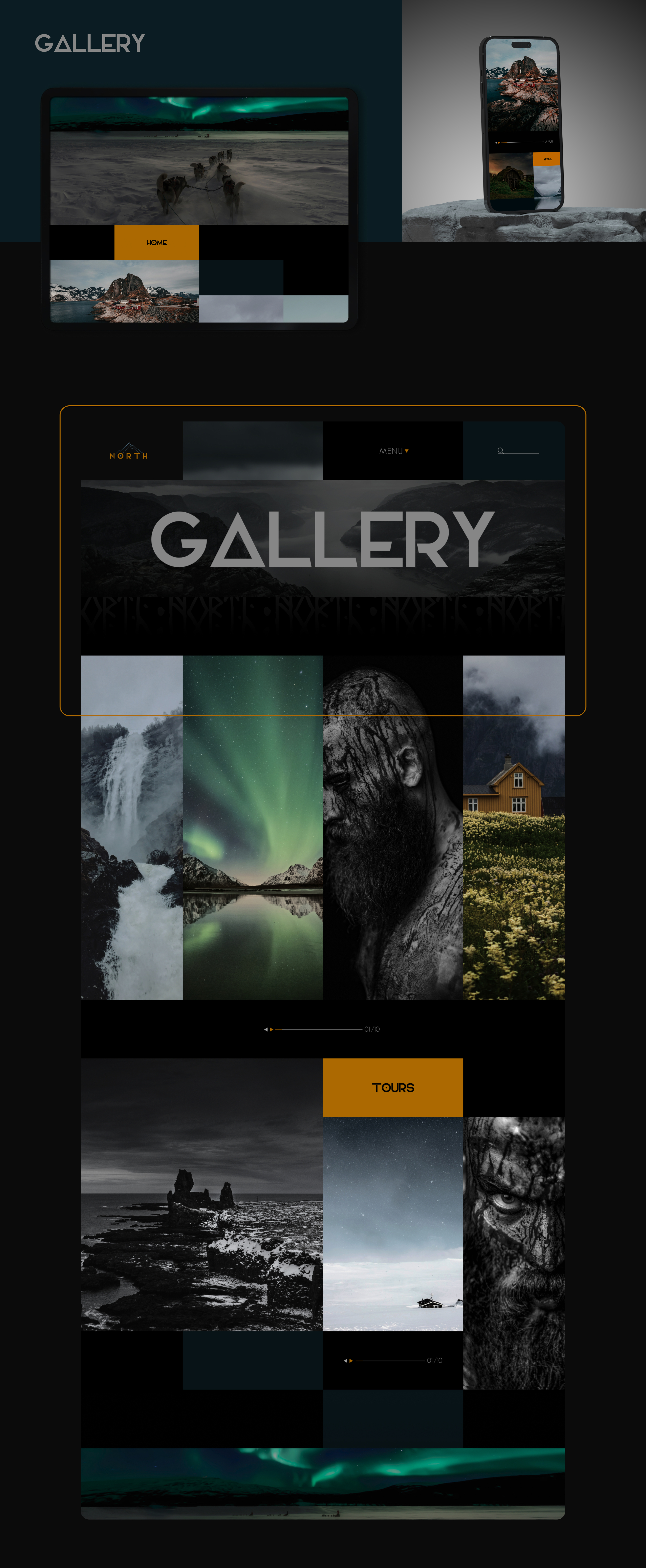 Веб-сайт/брендинг норвежского турагентства NORTH/СЕВЕР — Изображение №8 — Интерфейсы на Dprofile