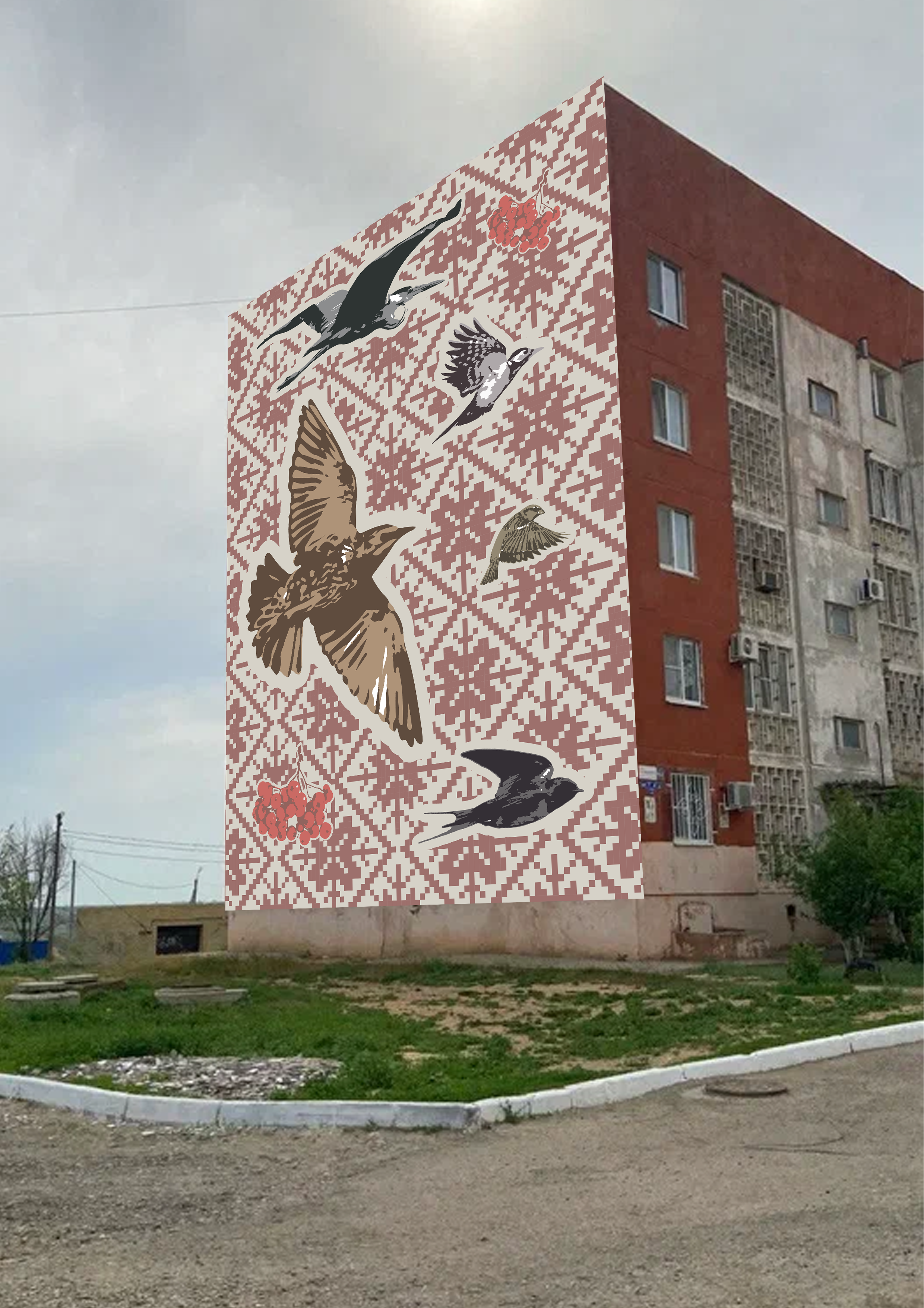 Дизайн муралов — Изображение №1 — Иллюстрация на Dprofile