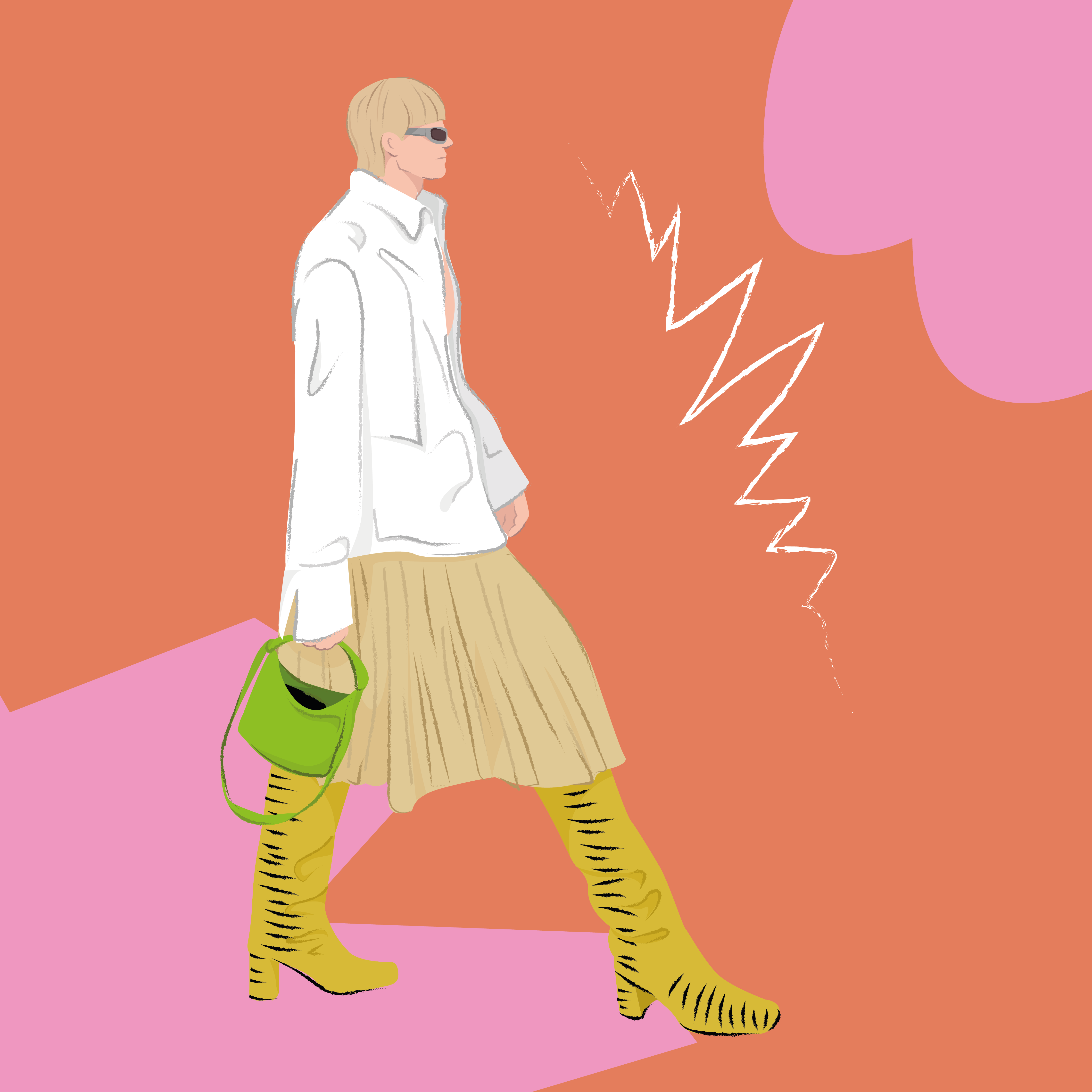 Fashion-иллюстрация — Изображение №1 — Иллюстрация, Графика на Dprofile