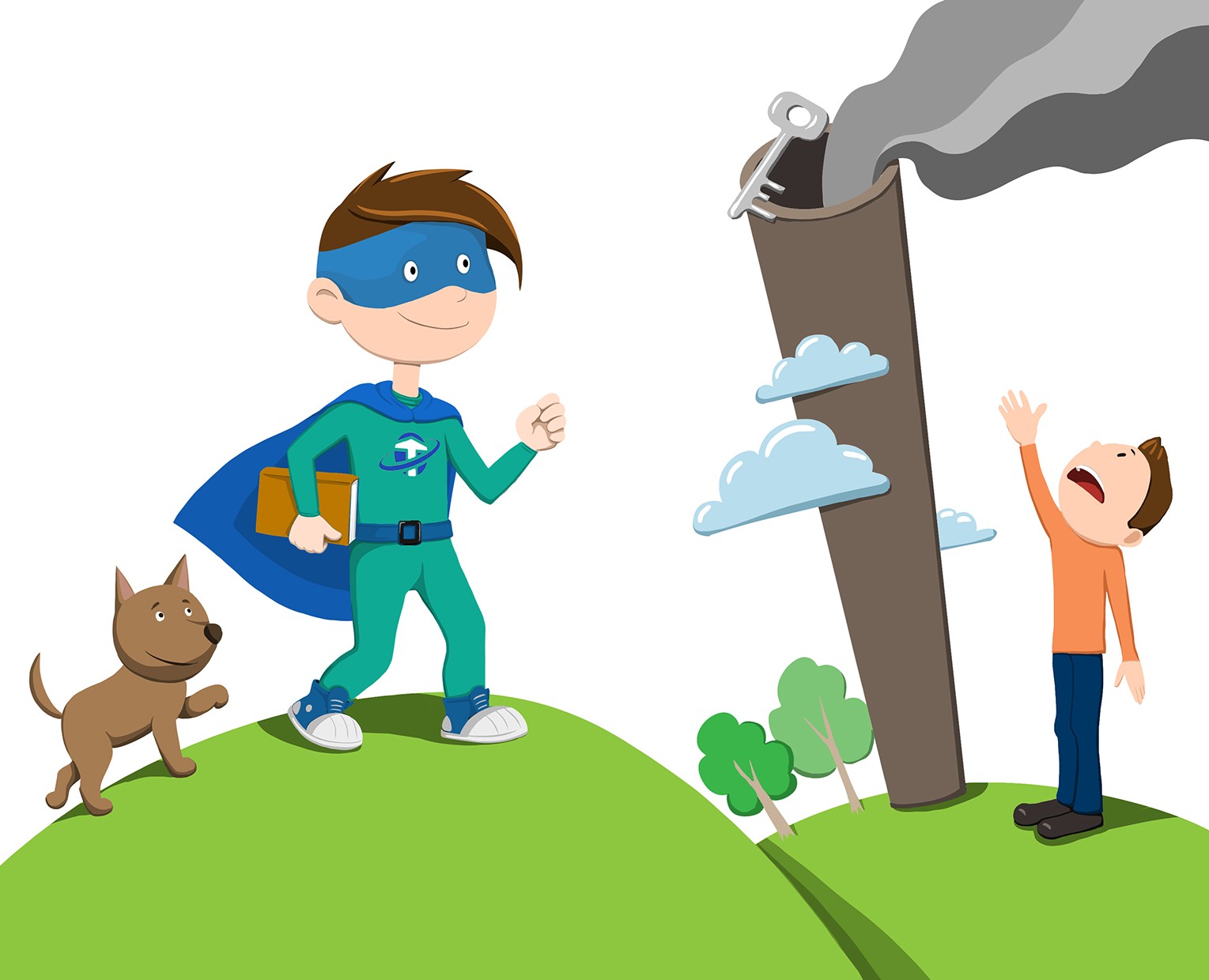 Иллюстрации для детского пособия по математике — Иллюстрация на Dprofile