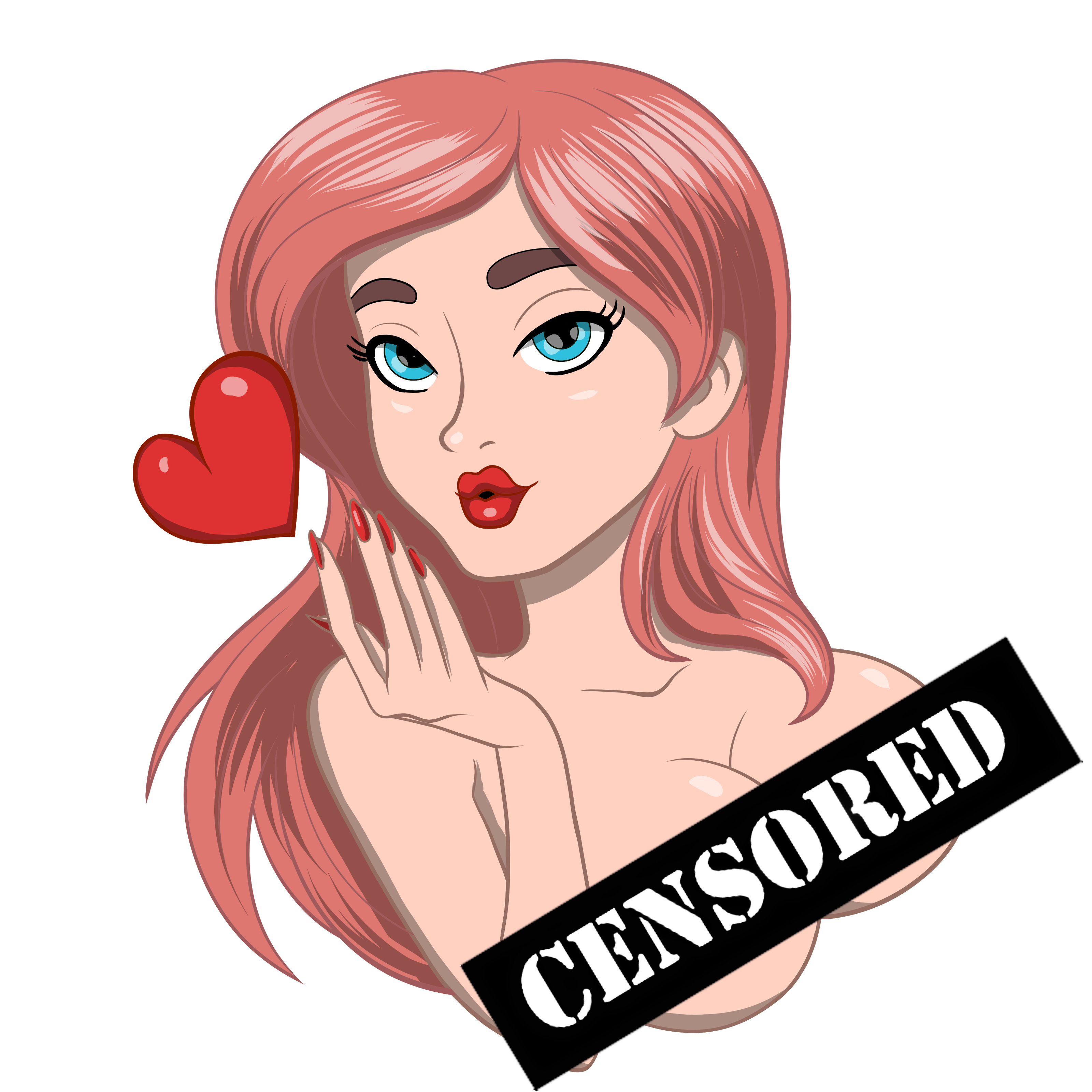 Набор стикеров для телеграм-канала 18+ — Изображение №9 — Иллюстрация на Dprofile