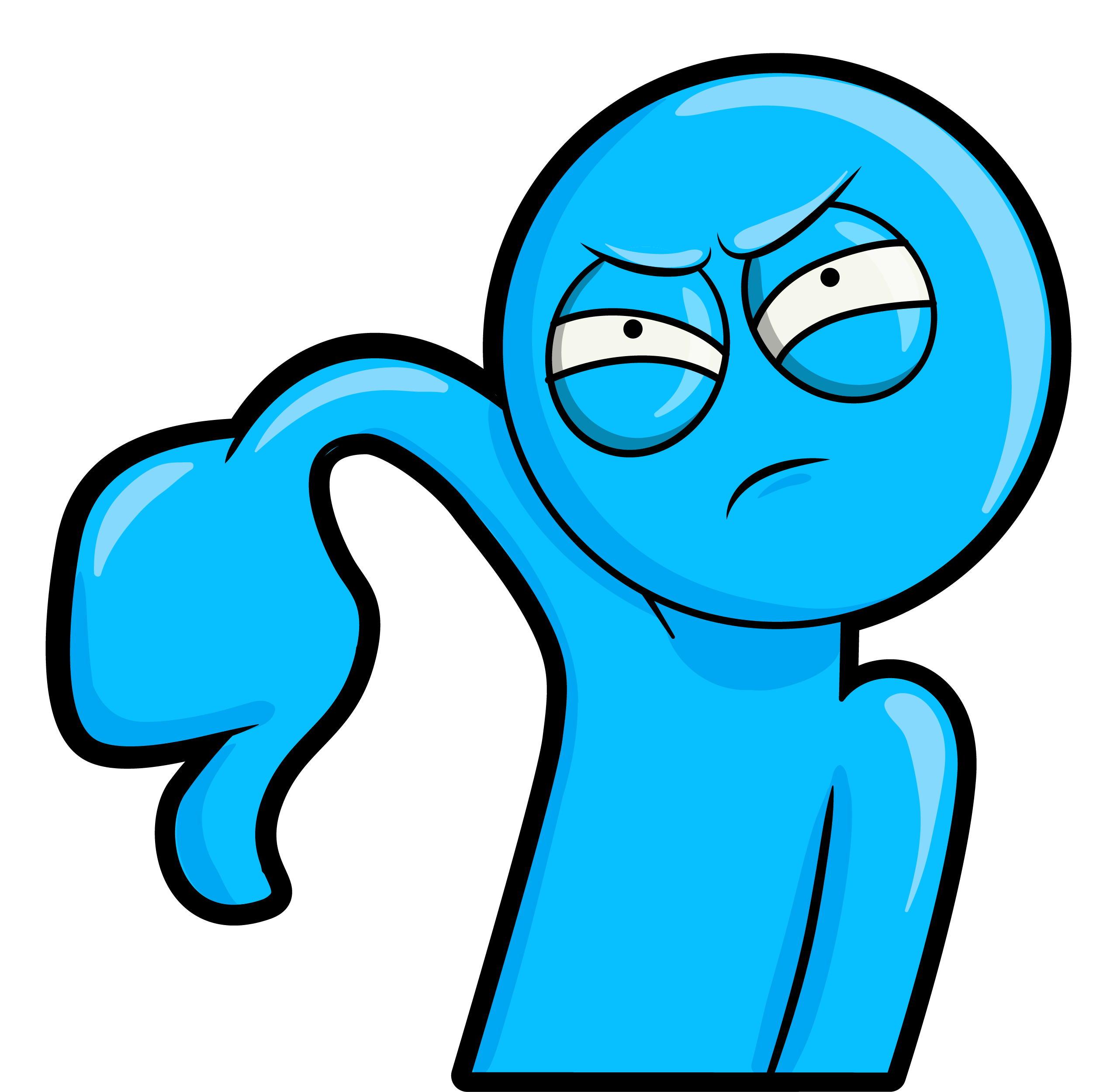 Набор векторных стикеров про стикмена — Изображение №23 — Иллюстрация на Dprofile