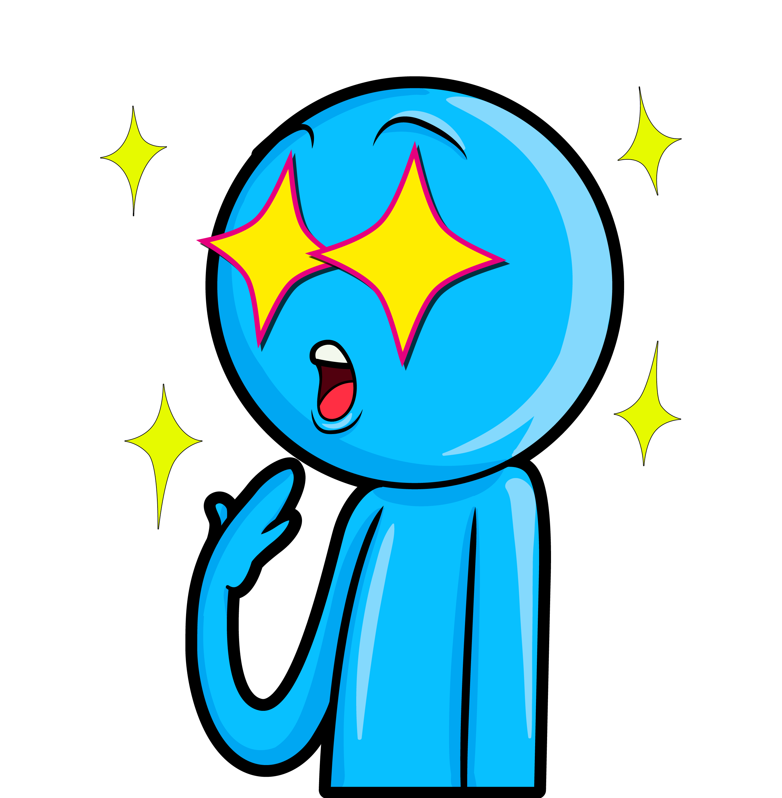 Набор векторных стикеров про стикмена — Изображение №13 — Иллюстрация на Dprofile