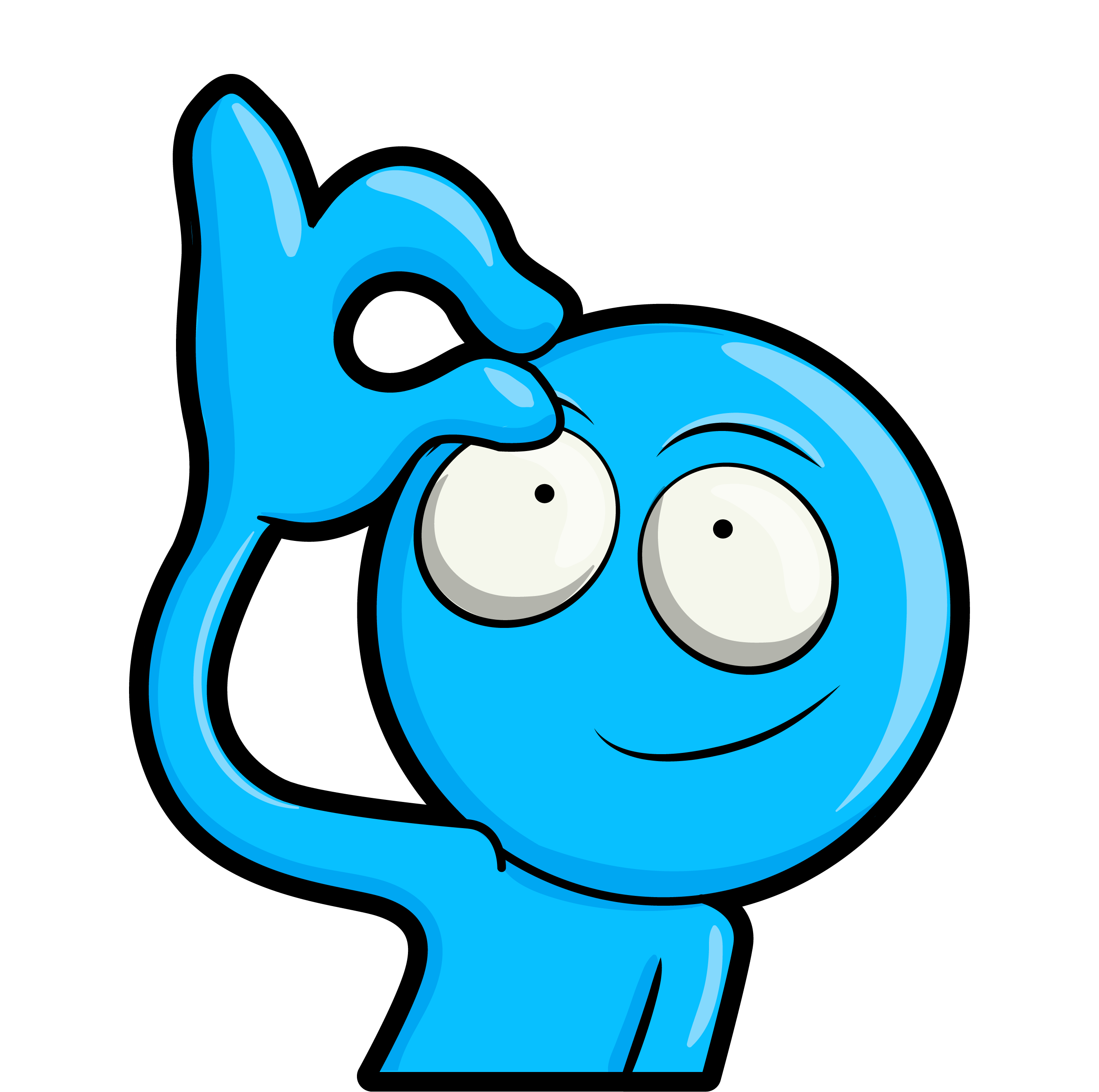 Набор векторных стикеров про стикмена — Изображение №19 — Иллюстрация на Dprofile