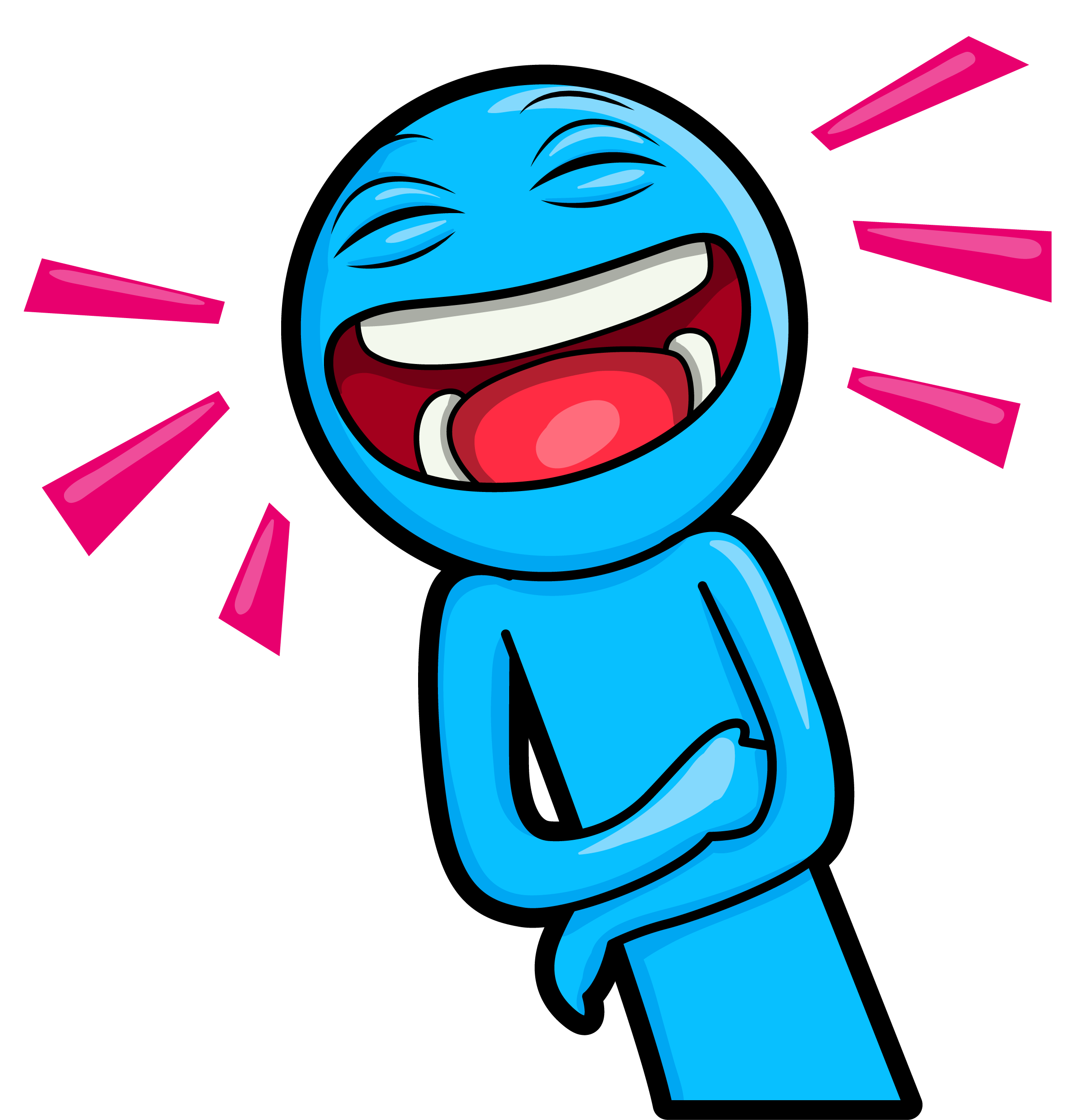 Набор векторных стикеров про стикмена — Изображение №9 — Иллюстрация на Dprofile