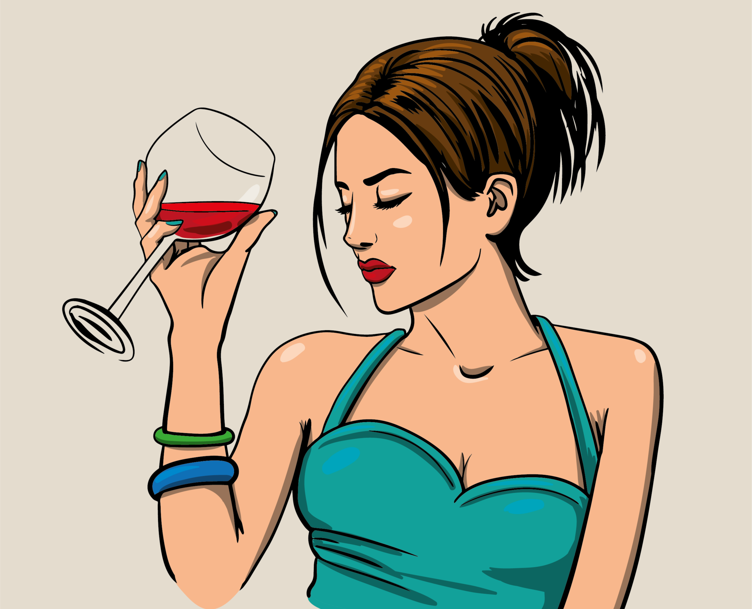 Векторные стикеры с девушками — Иллюстрация на Dprofile