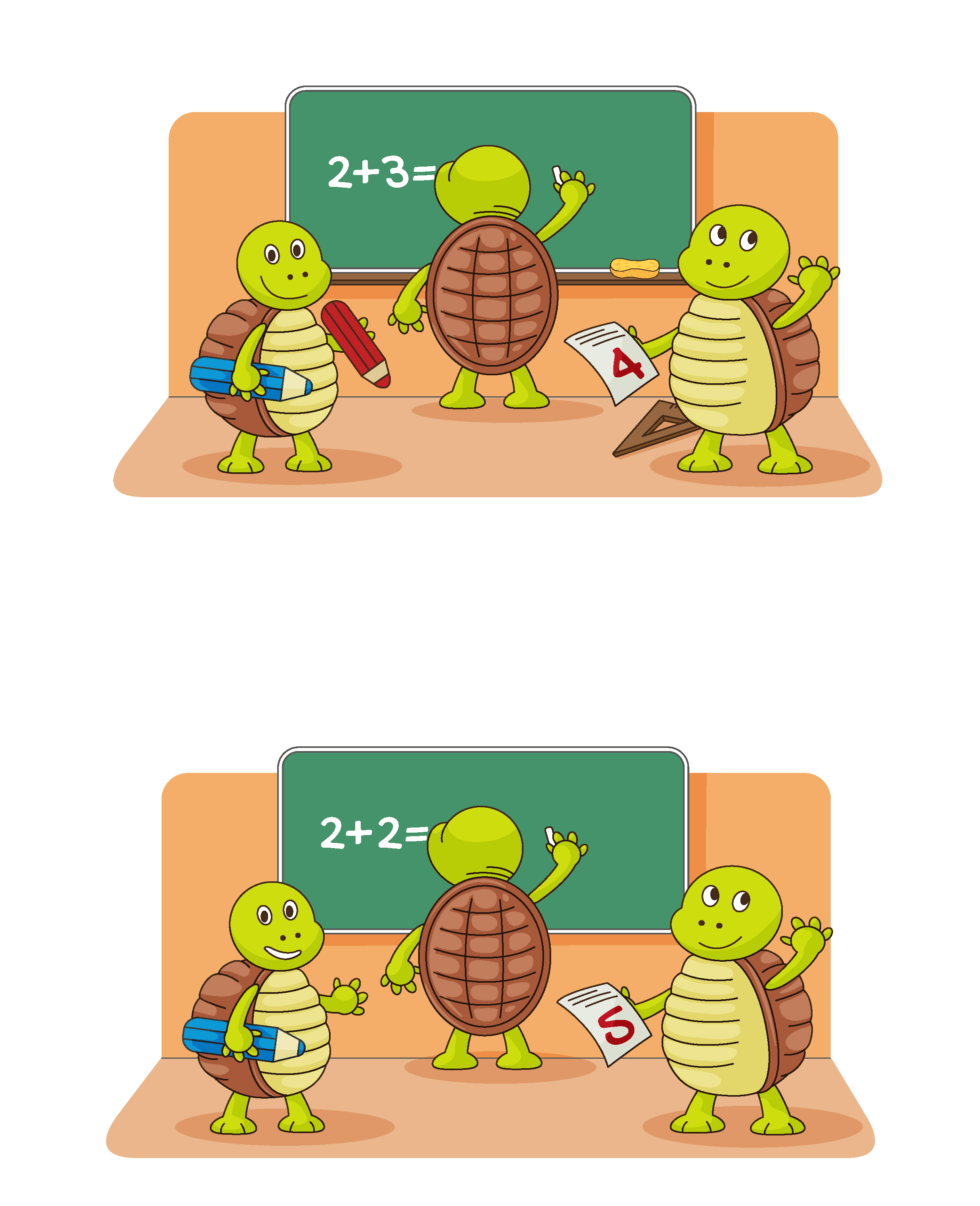 Векторные иллюстрации для детского учебного пособия — Изображение №2 — Иллюстрация на Dprofile