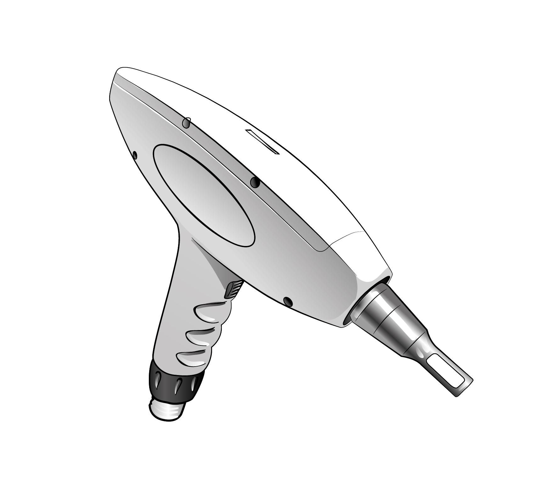 Векторные рисунки насадок для аппаратной косметологии — Изображение №6 — Иллюстрация на Dprofile