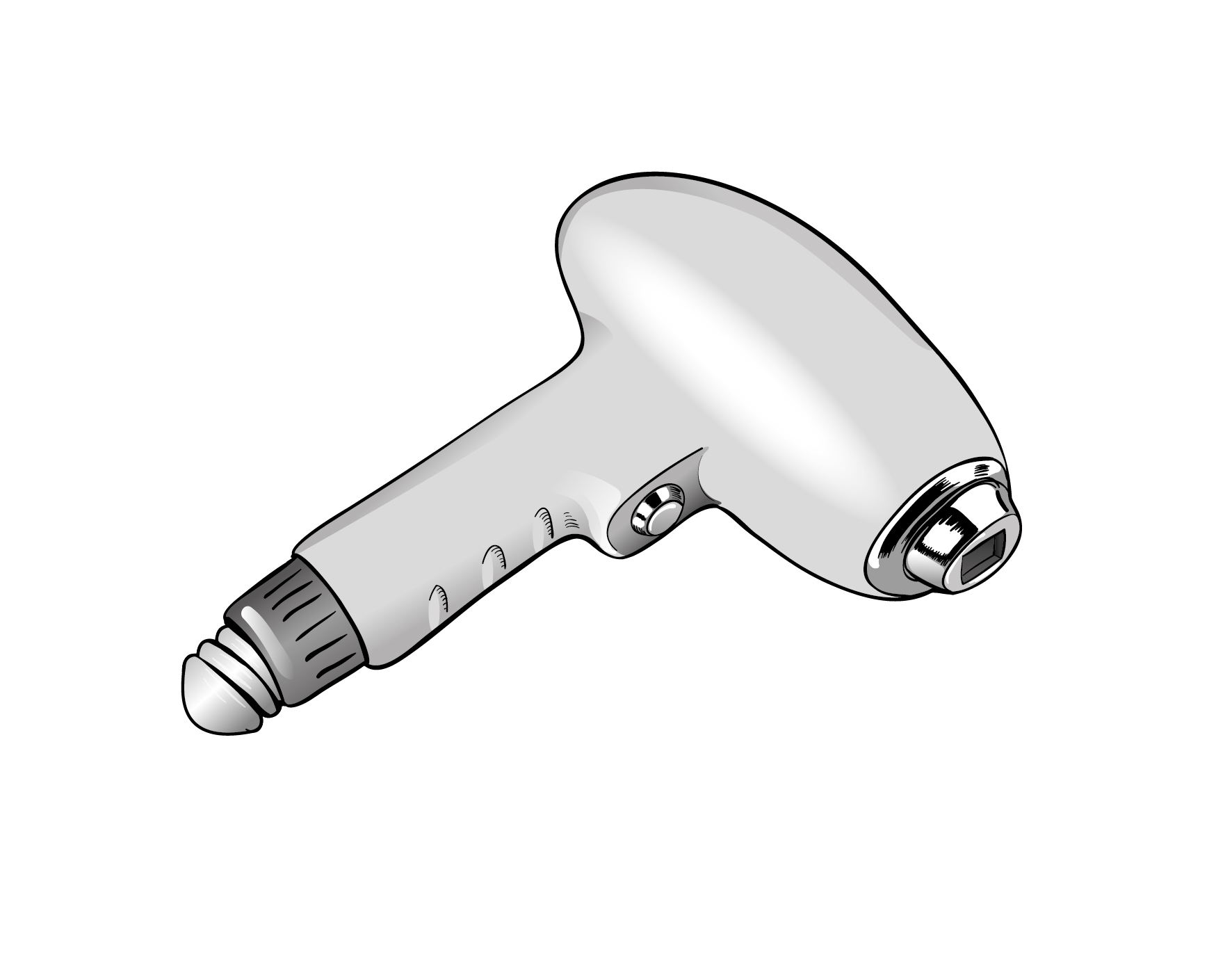 Векторные рисунки насадок для аппаратной косметологии — Изображение №2 — Иллюстрация на Dprofile