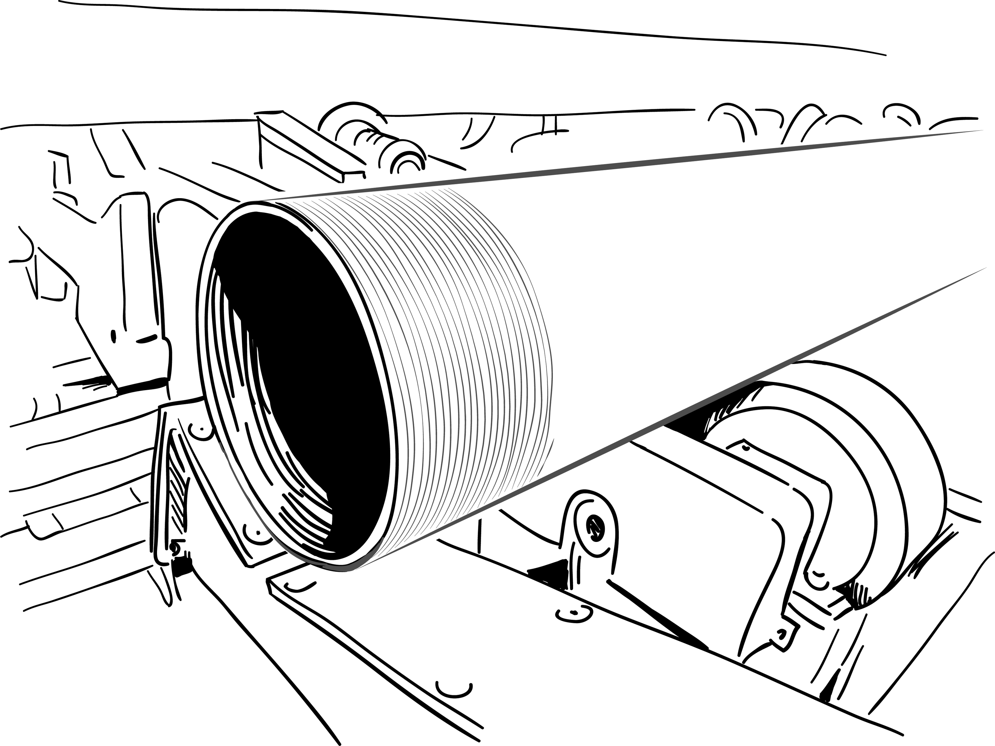 Серия векторных набросков для завода ОМК — Изображение №5 — Иллюстрация, Графика на Dprofile