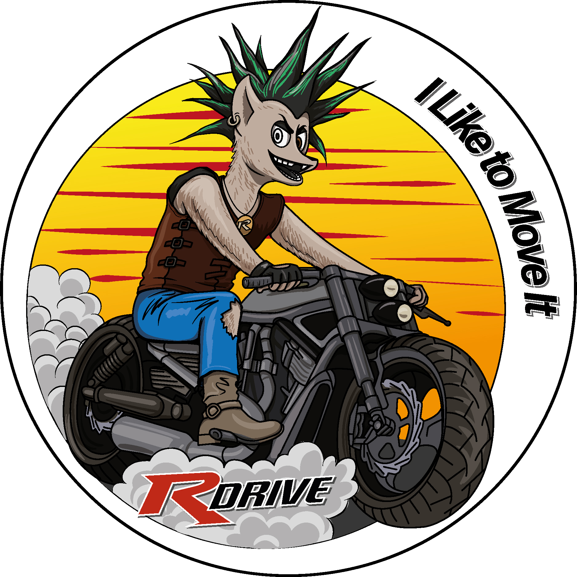 Векторный логотип для мотоклуба — Изображение №1 — Брендинг, Иллюстрация на Dprofile