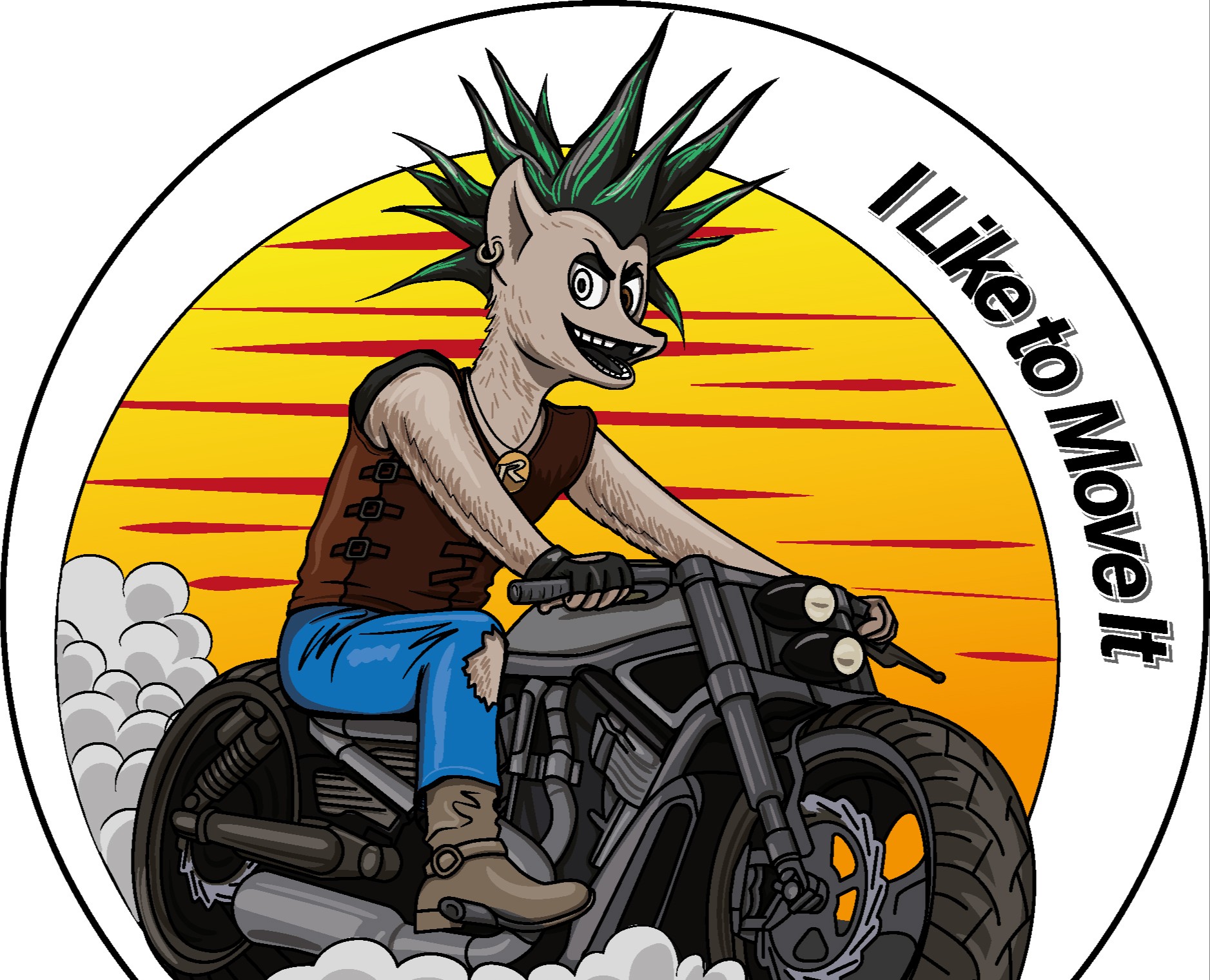 Векторный логотип для мотоклуба — Брендинг, Иллюстрация на Dprofile