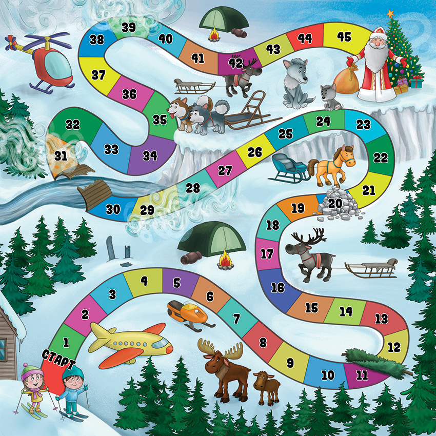 Новогодний набор игр — Изображение №2 — Брендинг, Иллюстрация на Dprofile