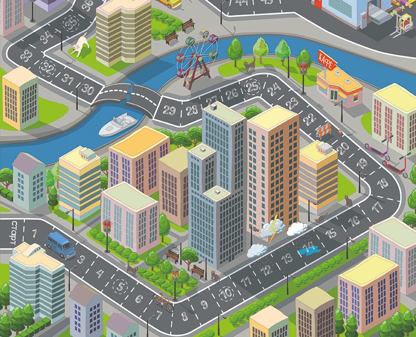 Новогодний набор игр — Брендинг, Иллюстрация на Dprofile