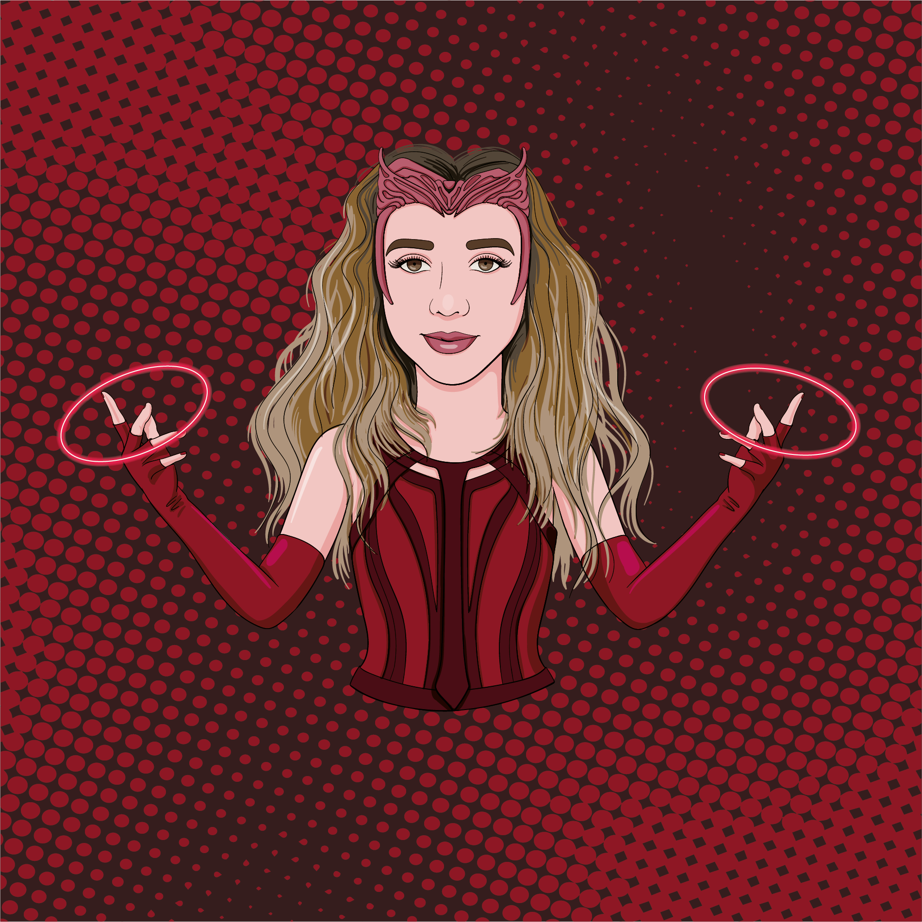 Набор векторных стикеров в образах супергероев Marvel — Изображение №7 — Иллюстрация на Dprofile