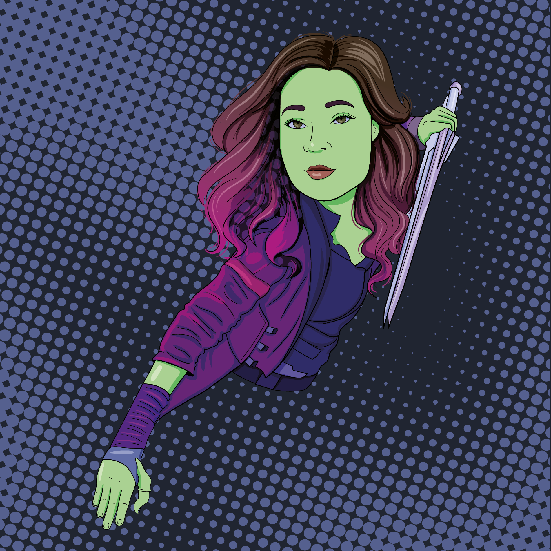 Набор векторных стикеров в образах супергероев Marvel — Изображение №5 — Иллюстрация на Dprofile