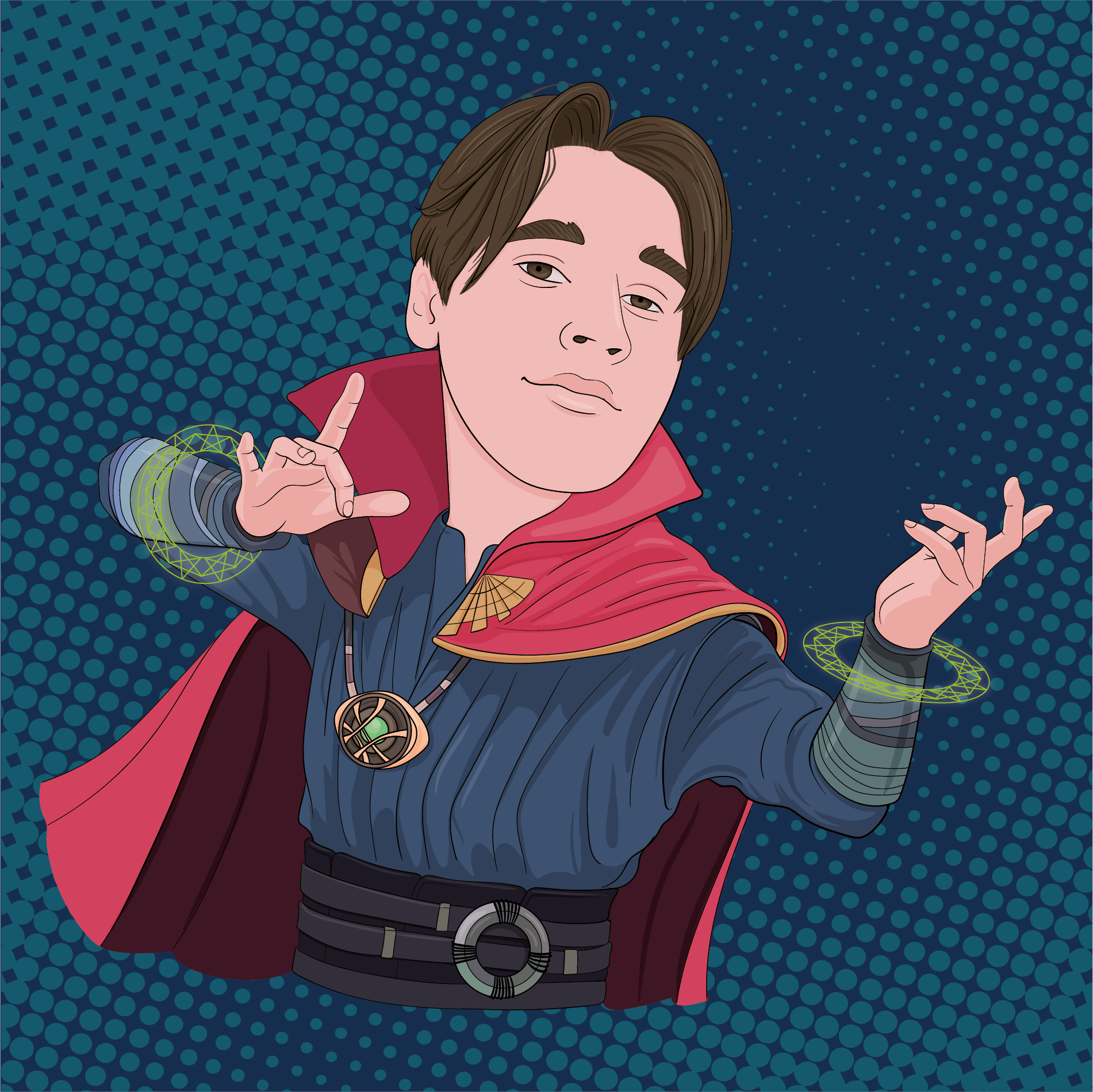 Набор векторных стикеров в образах супергероев Marvel — Изображение №10 — Иллюстрация на Dprofile