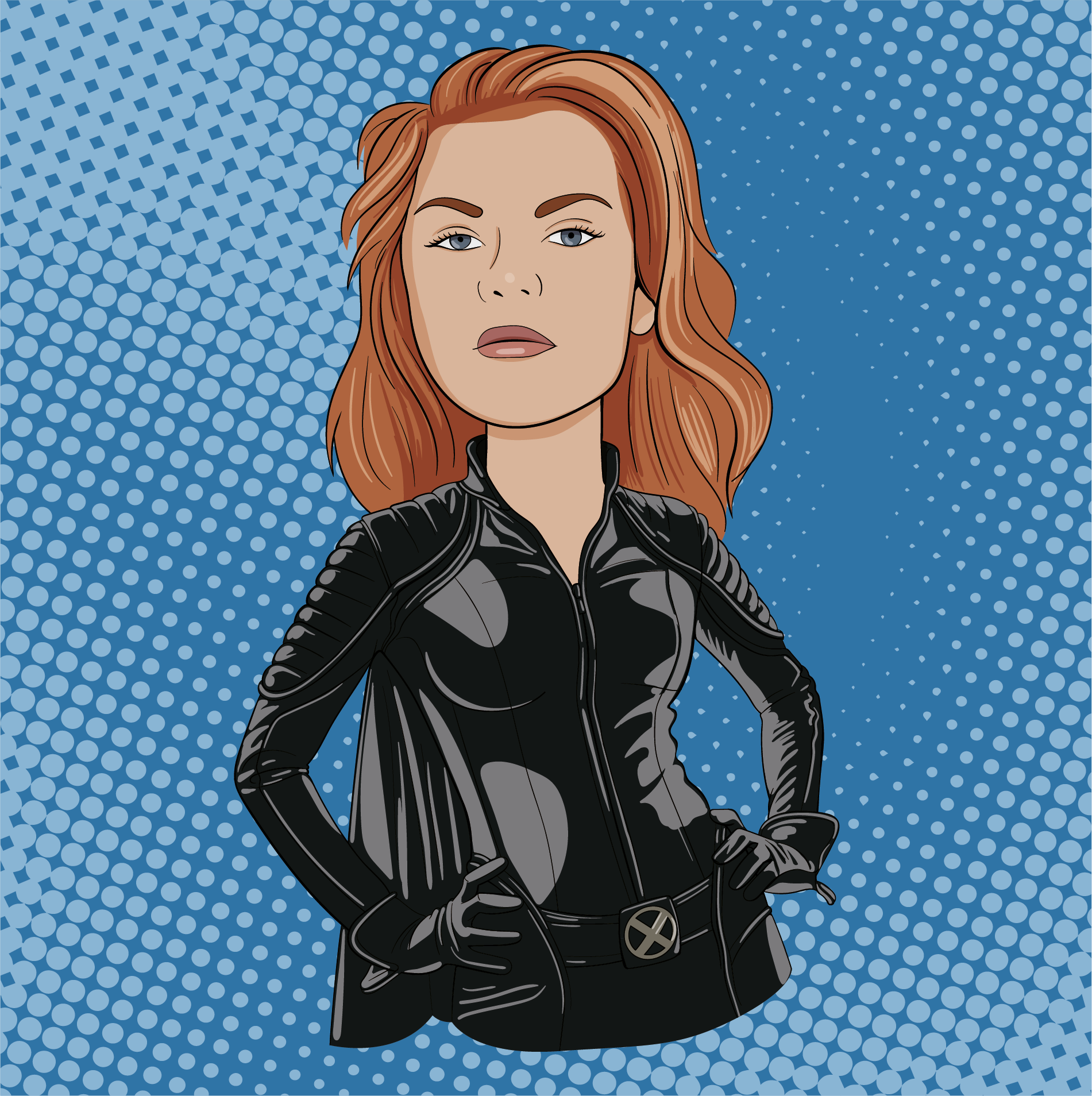 Набор векторных стикеров в образах супергероев Marvel — Изображение №1 — Иллюстрация на Dprofile