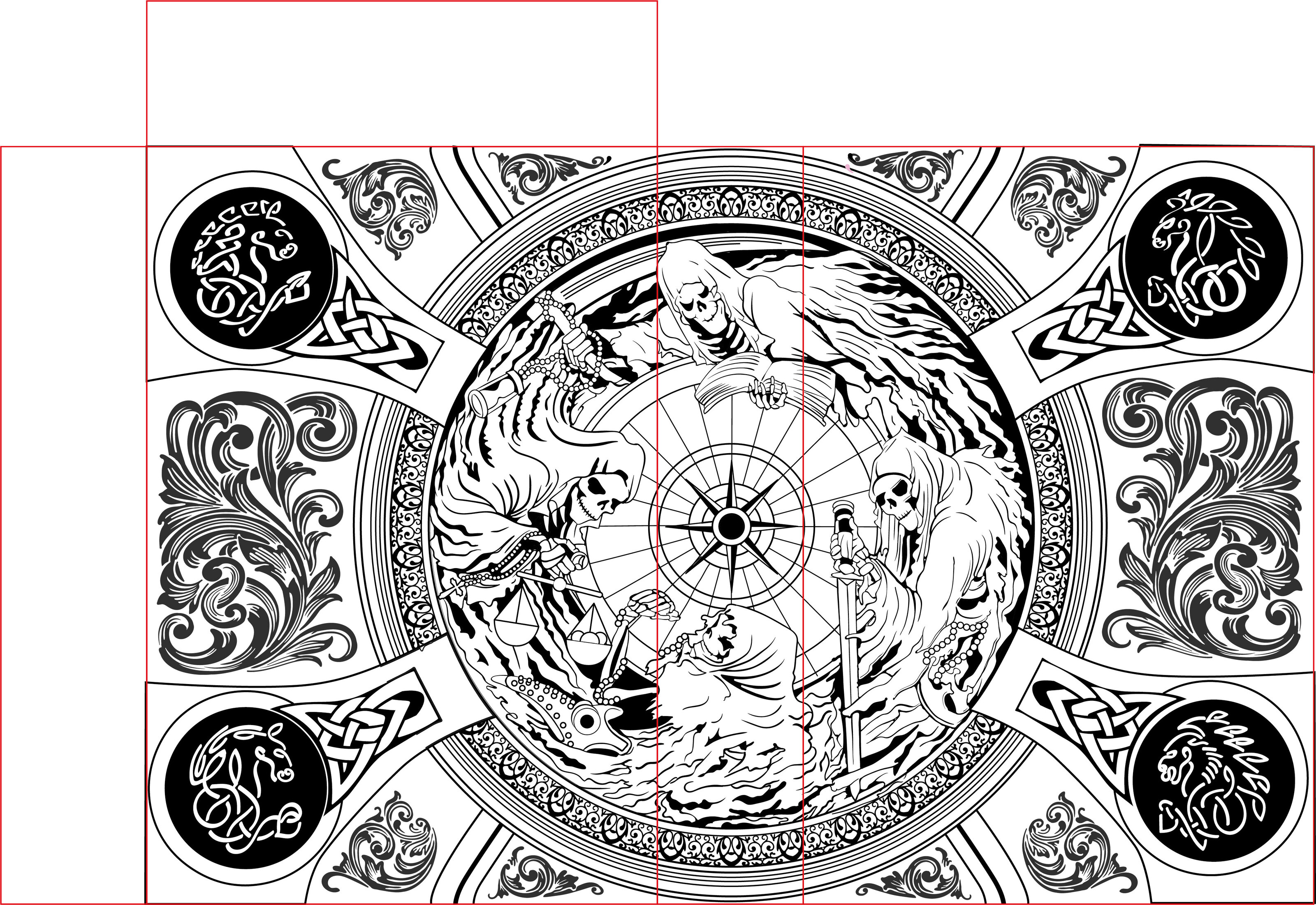 Векторные иллюстрации для гравировки — Изображение №2 — Иллюстрация, Графика на Dprofile