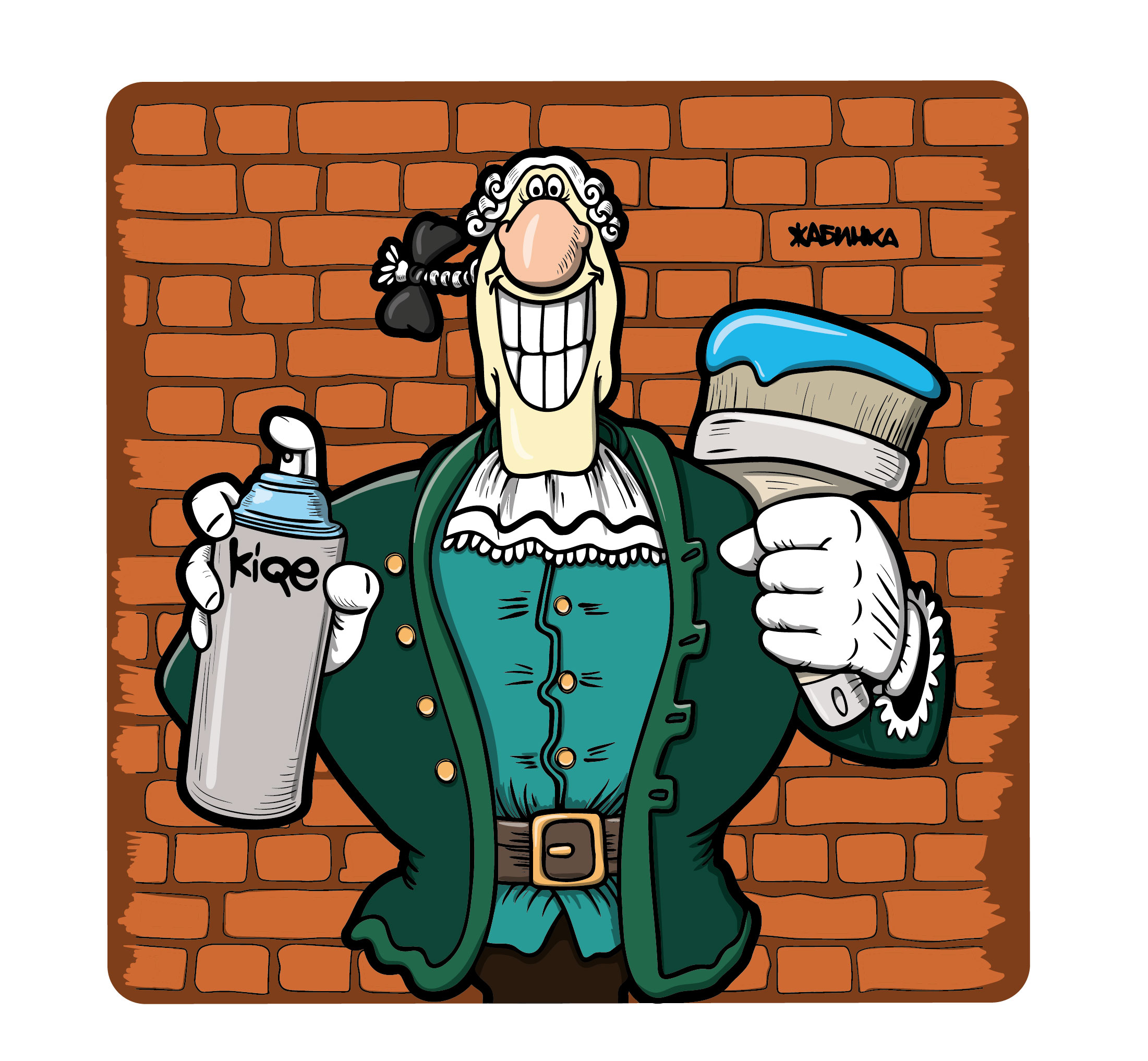 Векторная иллюстрация для печати стикера — Изображение №2 — Иллюстрация на Dprofile