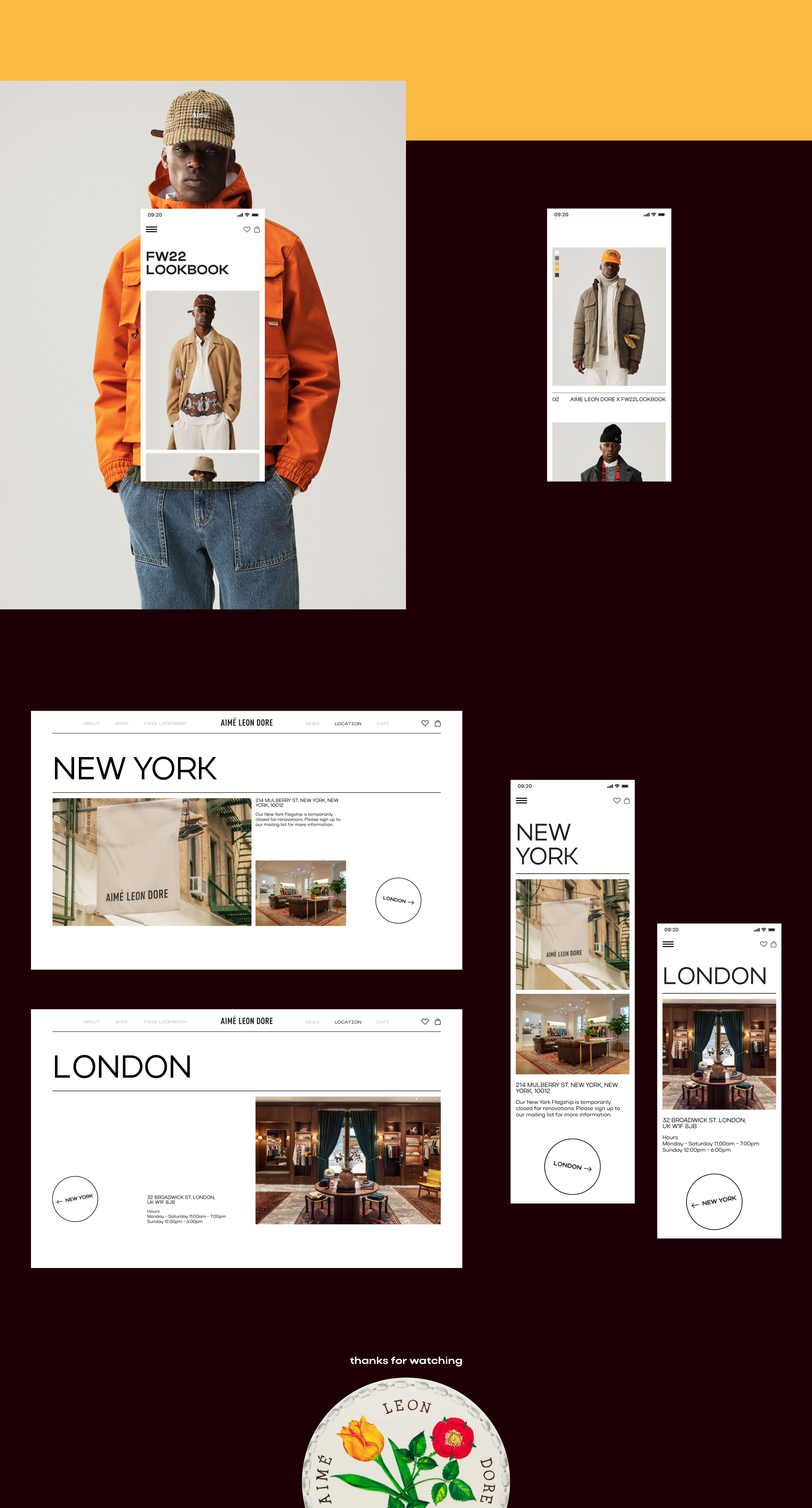 Aime Leon Dore | Redesign Concept — Изображение №5 — Интерфейсы на Dprofile
