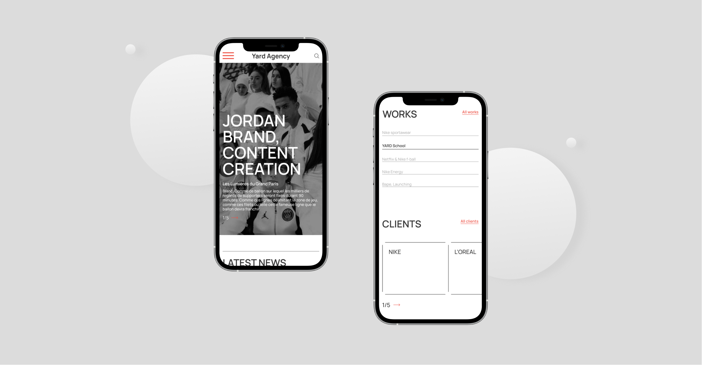 Yard Agency - Redesign Website — Изображение №3 — Интерфейсы на Dprofile