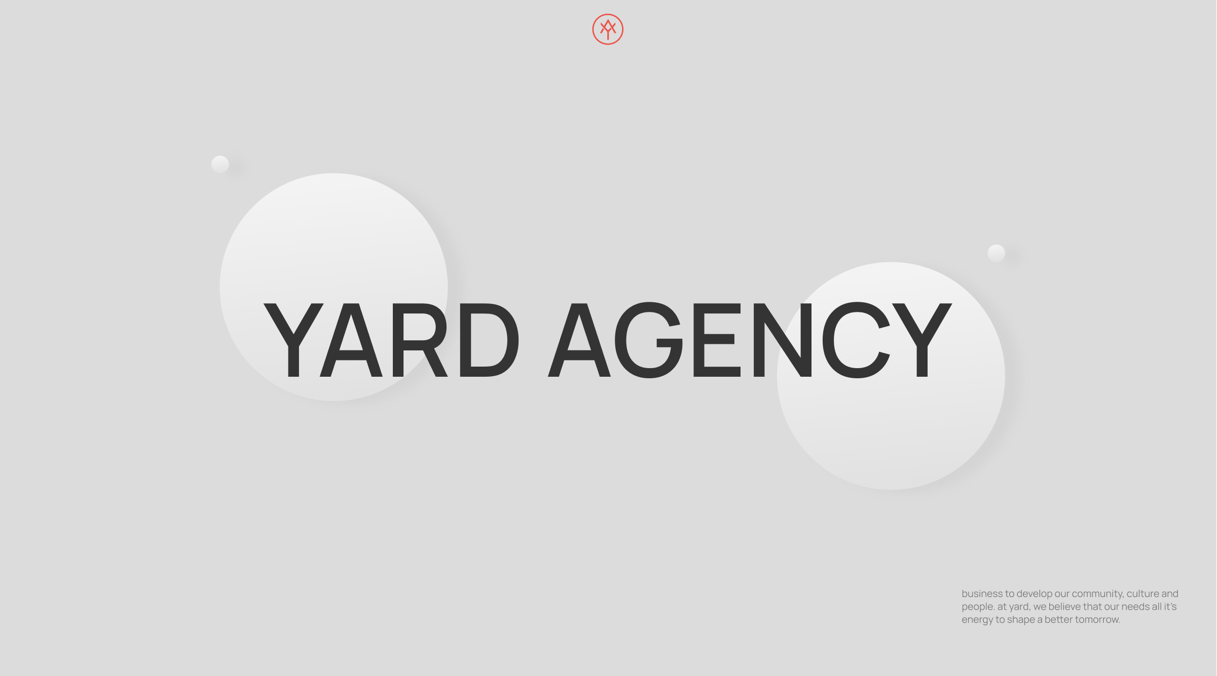 Yard Agency - Redesign Website — Изображение №1 — Интерфейсы на Dprofile