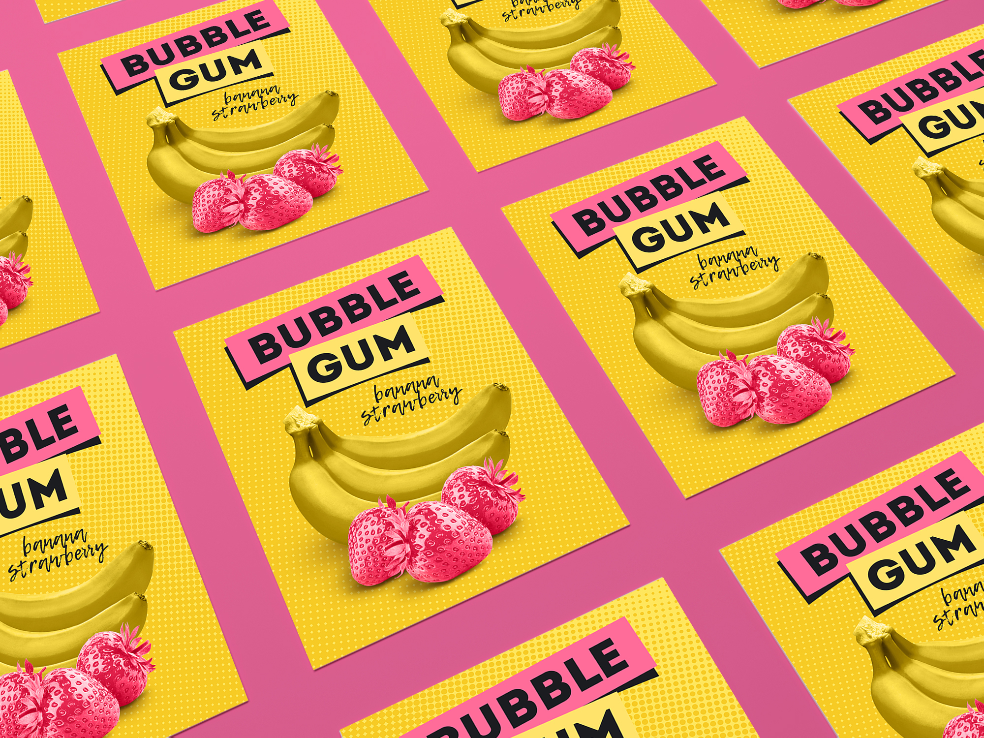 Концепт этикеток для лимонадов "Bubble gum" — Изображение №3 — Брендинг, Иллюстрация на Dprofile