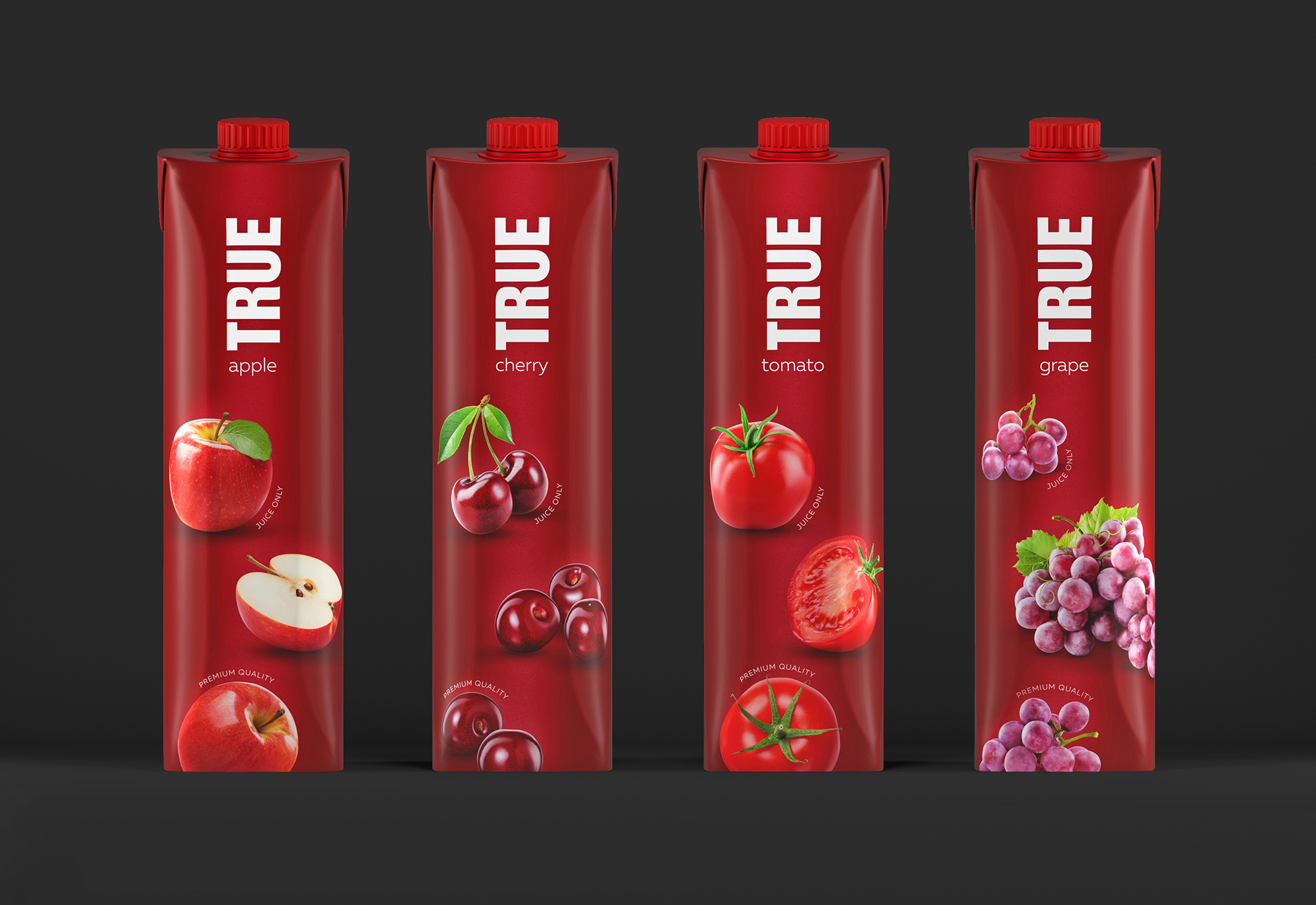 Концепт упаковки сока TRUE — Изображение №1 — Брендинг на Dprofile