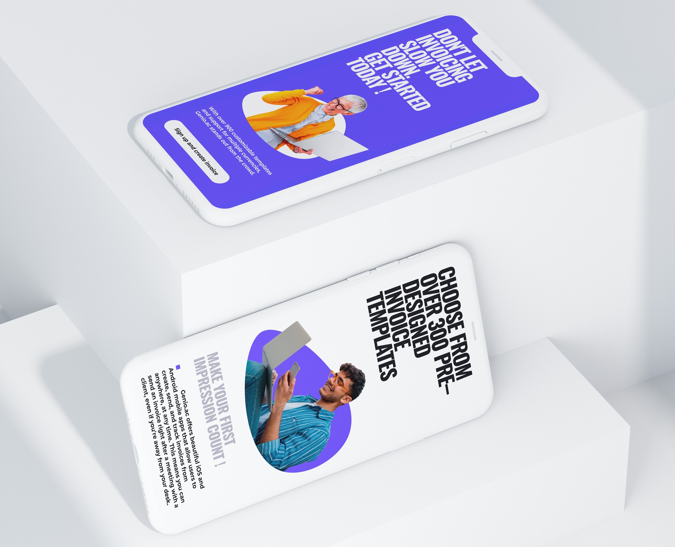 GENIO — Интерфейсы, Брендинг на Dprofile