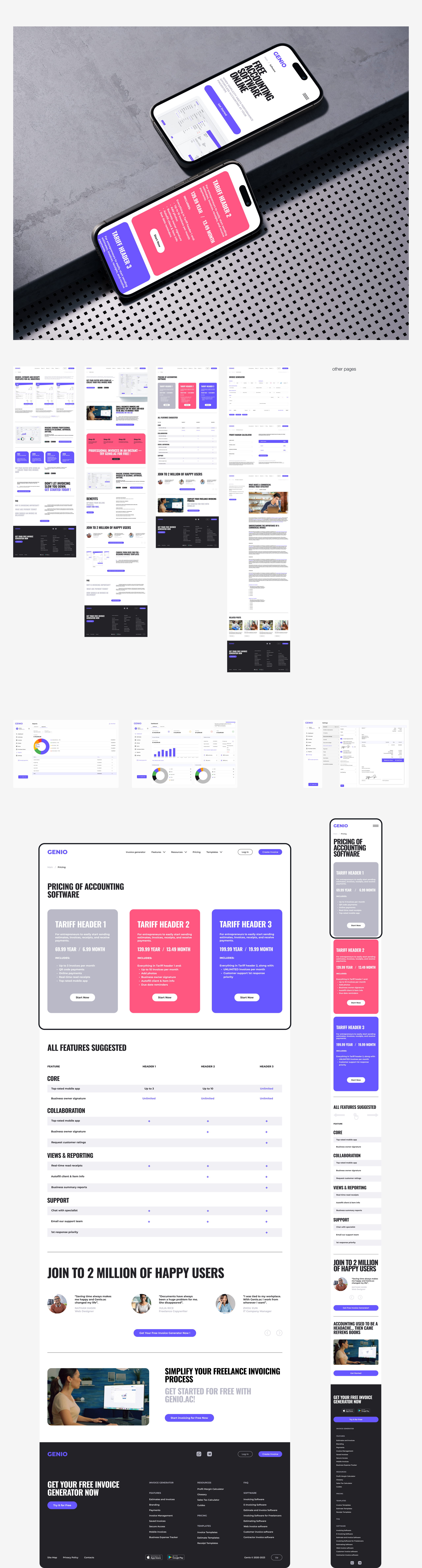 GENIO — Изображение №3 — Интерфейсы, Брендинг на Dprofile