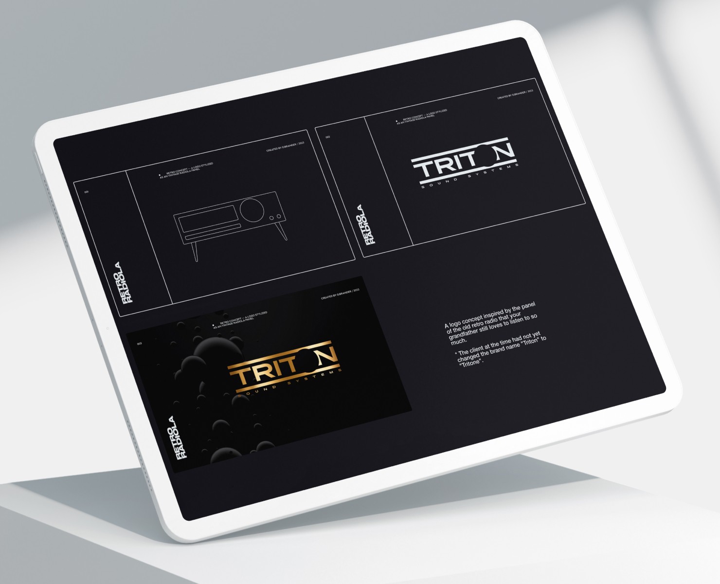 TRITONE SOUND SYSTEMS — Брендинг, Маркетинг на Dprofile