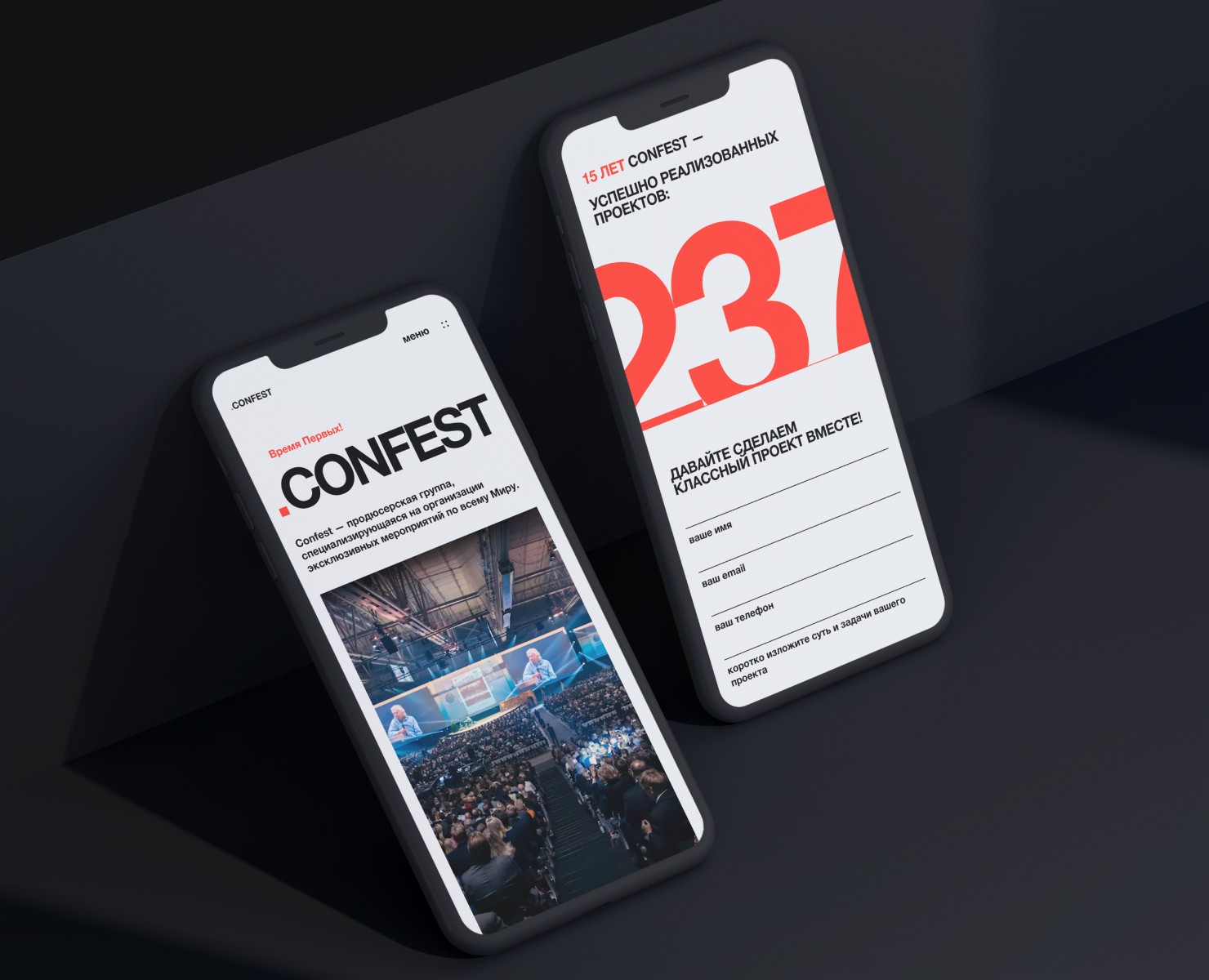 CONFEST — Интерфейсы, Брендинг на Dprofile