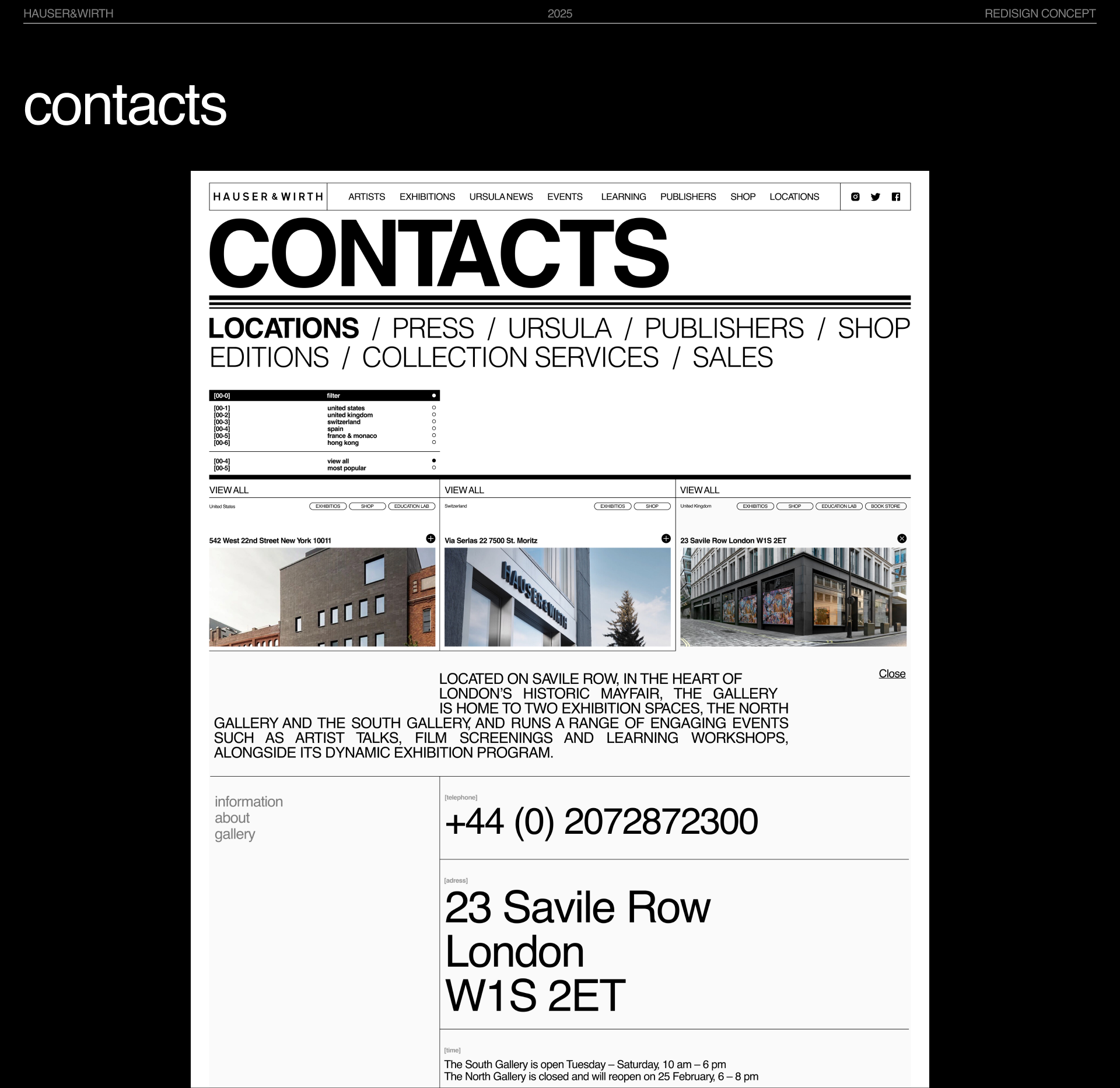 CONTEMPORARY ART GALLERY | Concept design — Изображение №16 — Интерфейсы, Брендинг на Dprofile