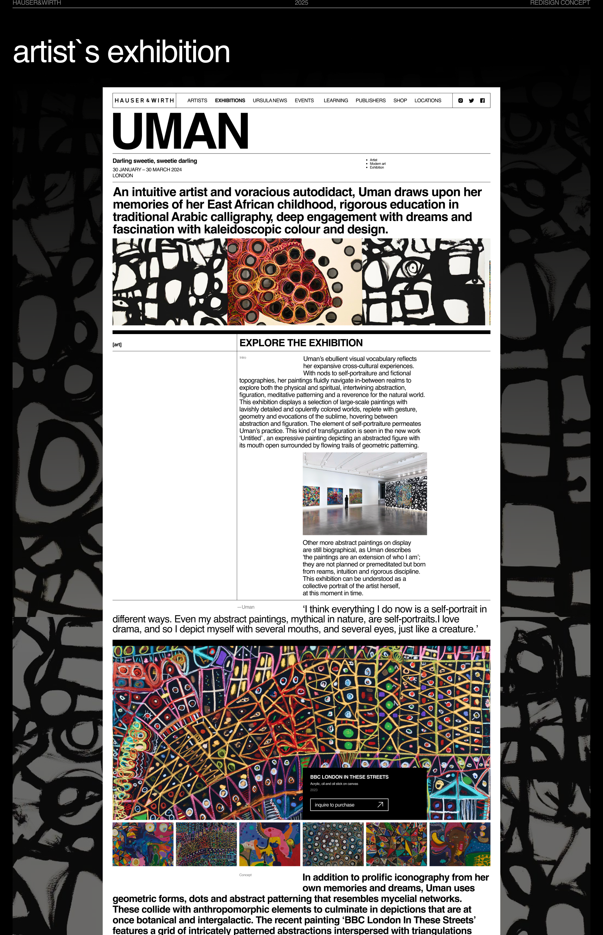 CONTEMPORARY ART GALLERY | Concept design — Изображение №13 — Интерфейсы, Брендинг на Dprofile
