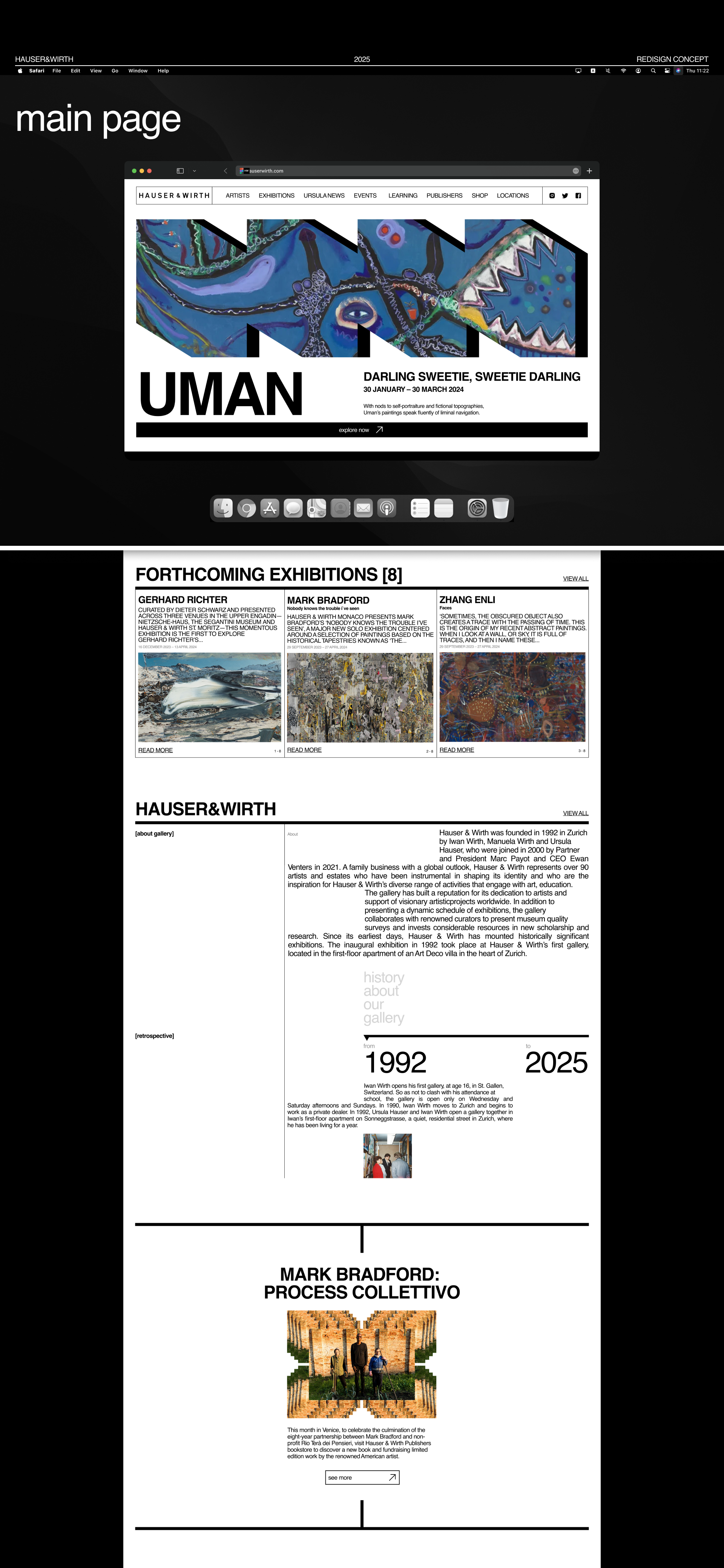 CONTEMPORARY ART GALLERY | Concept design — Изображение №3 — Интерфейсы, Брендинг на Dprofile