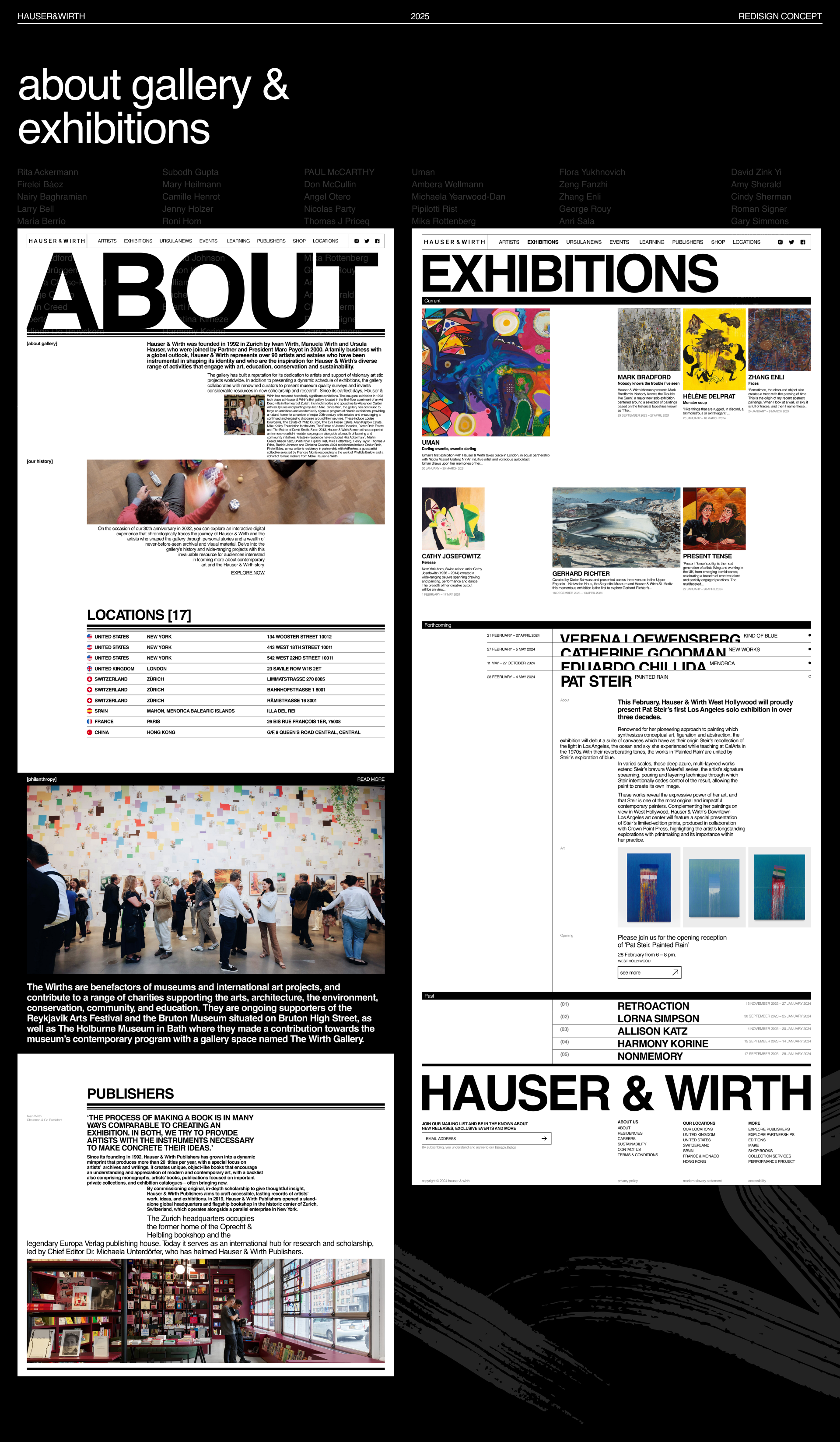 CONTEMPORARY ART GALLERY | Concept design — Изображение №8 — Интерфейсы, Брендинг на Dprofile