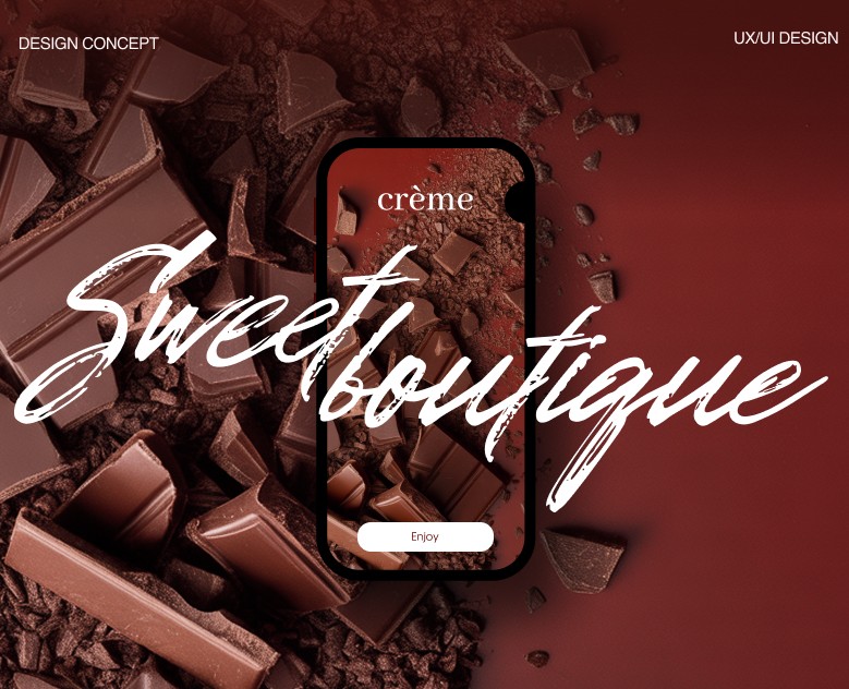 CONCEPT DESIGN | Patisserie boutique — Интерфейсы, Графика на Dprofile